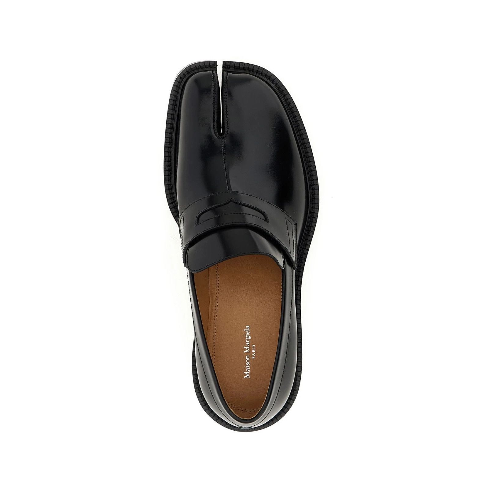 Maison Margiela Tabi Black Leather Loafers New & Authentic (