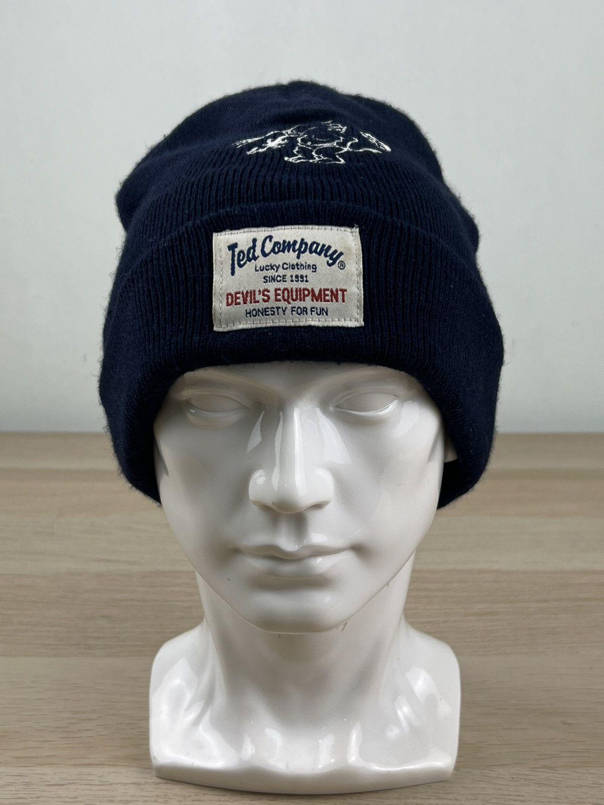 Japanese Brand Vintage Ted Company Beanie Hat Cap Size ONE SIZE - 2 Thumbnail