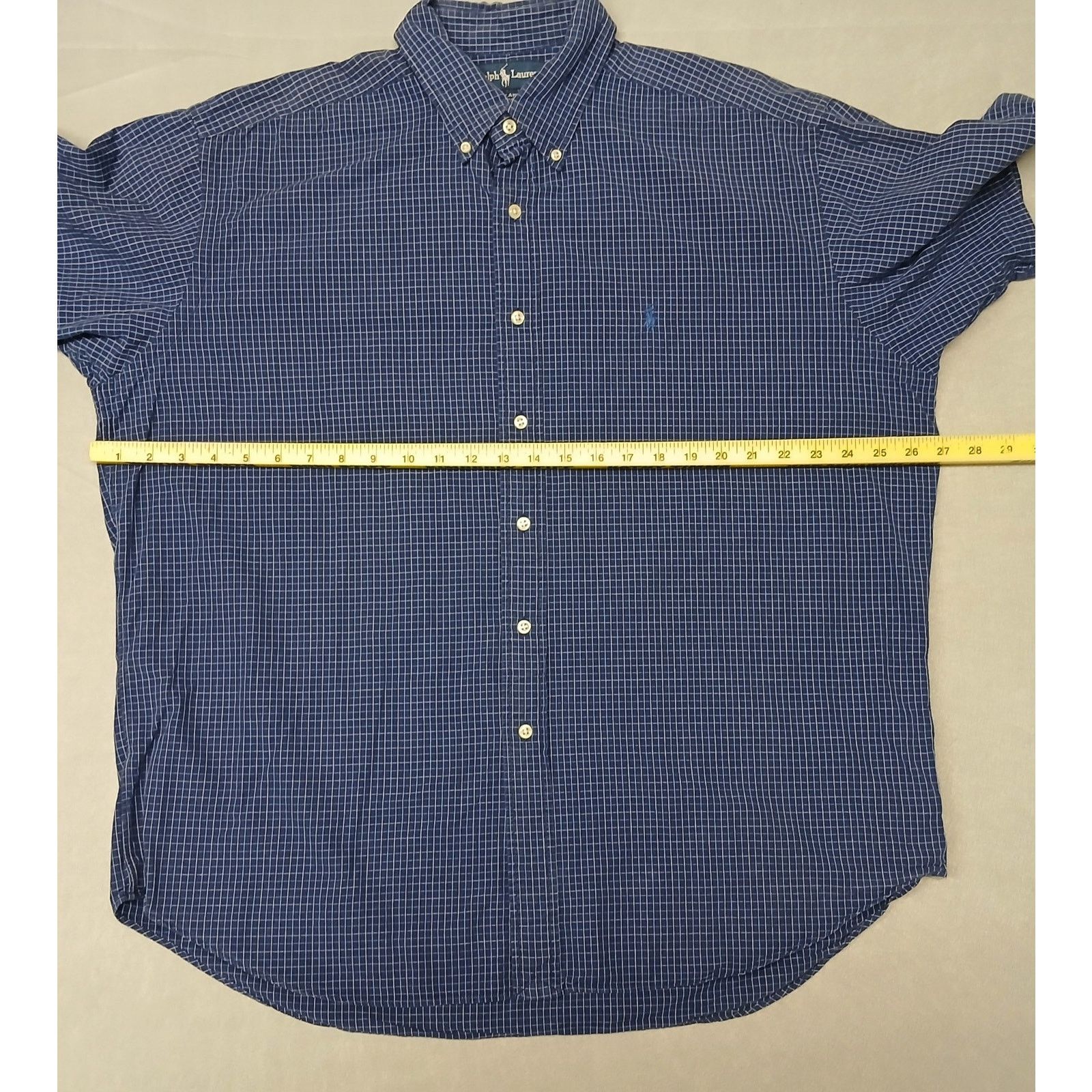 Polo Ralph Lauren Polo Ralph Lauren (XL) Multicolor Plaid Blake Cotton Shirt Size US XL / EU 56 / 4 - 3 Thumbnail