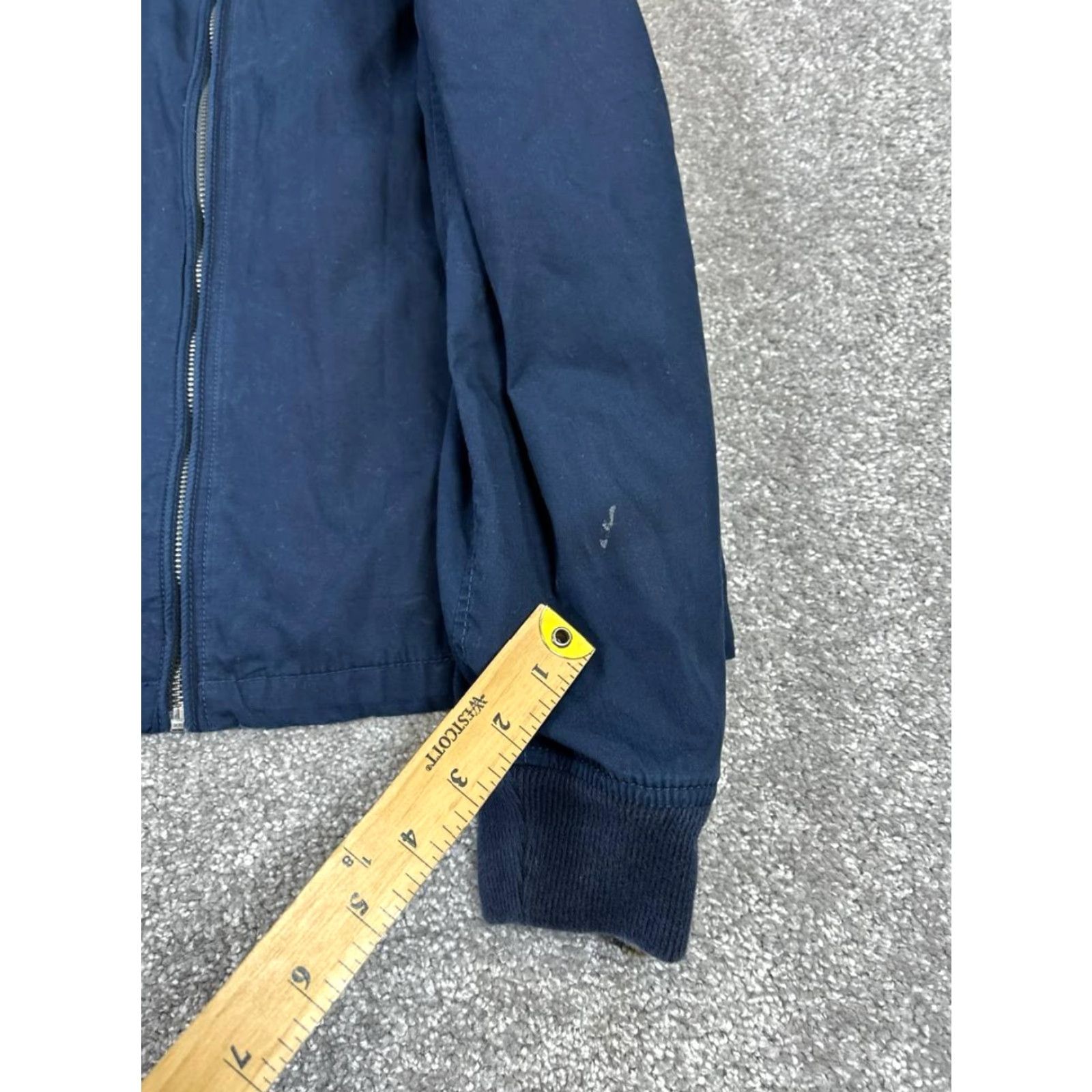 J.Crew J.Crew Jacket Mens Small Blue Cotton Full Zip Bomber Size US S / EU 44-46 / 1 - 5 Thumbnail