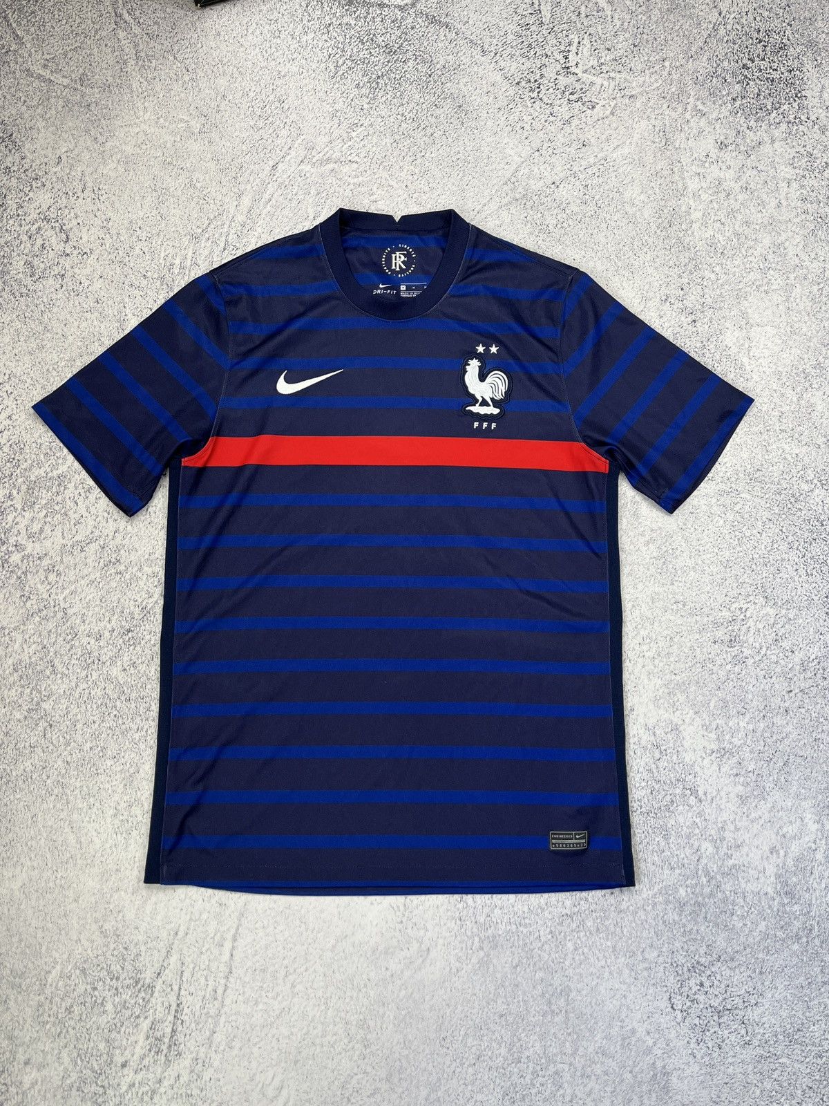 Nike Nike France 2020/21 Soccer Jersey Blockcore Rare Streetwear Size US M / EU 48-50 / 2 - 1 Thumbnail