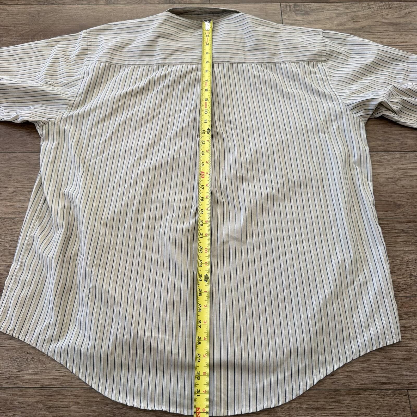Puritan Vintage Y2K 90s Striped Button Up Puritan XL Skater Surfer Size US XL / EU 56 / 4 - 8 Thumbnail