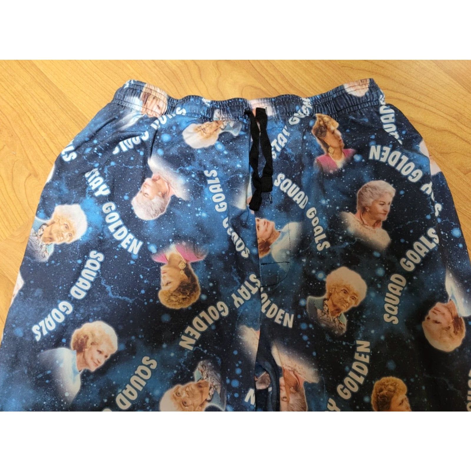 Vintage VINTAGE Golden Girls Lounge Pants 90s TV Show Stay Golden Blues Lounge Pants Womens Boys? Size US 29 - 2 Thumbnail