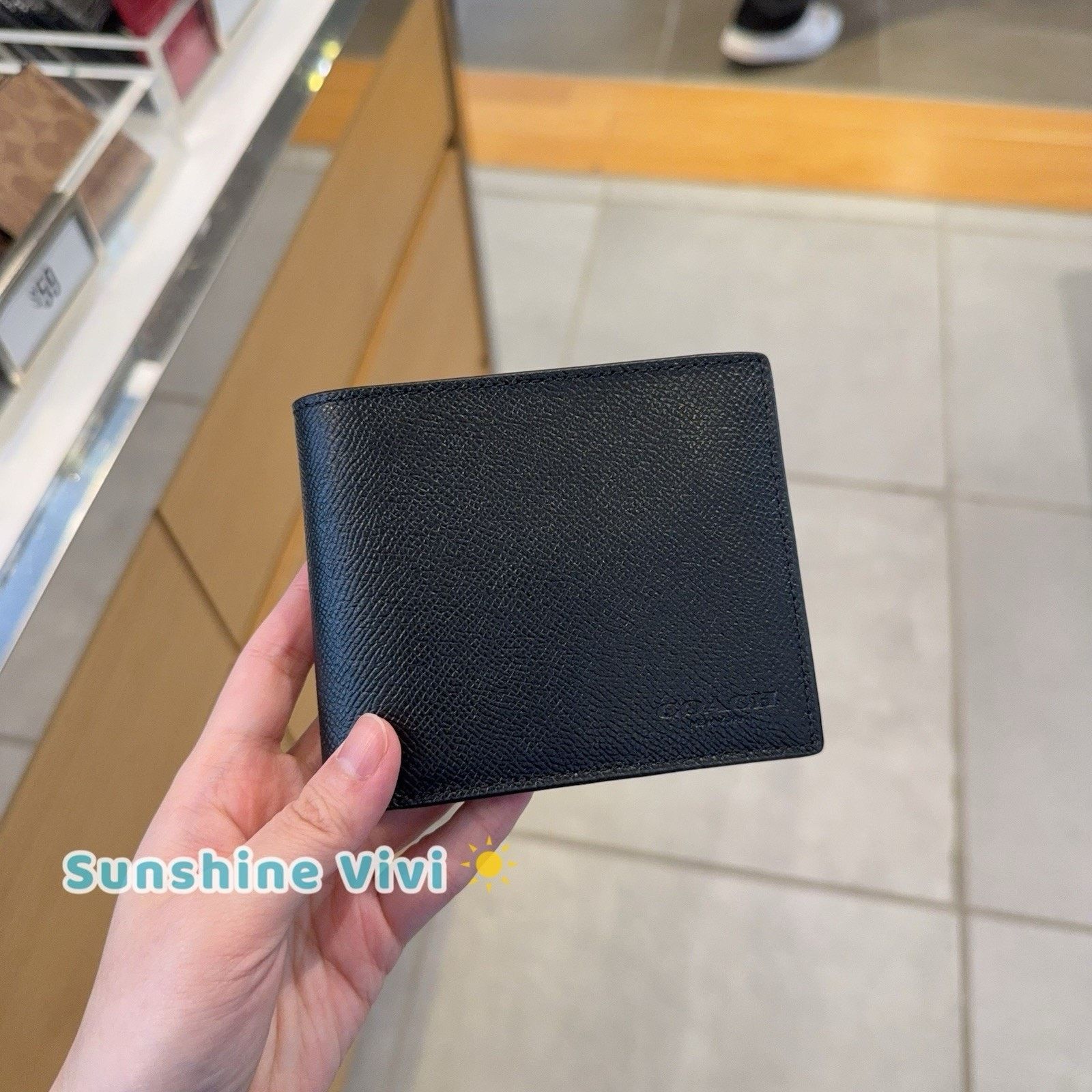 Coach NWT COACH Men 3-In-1 Wallet Black Bi-fold Wallet CR899 Size ONE SIZE - 1 Thumbnail