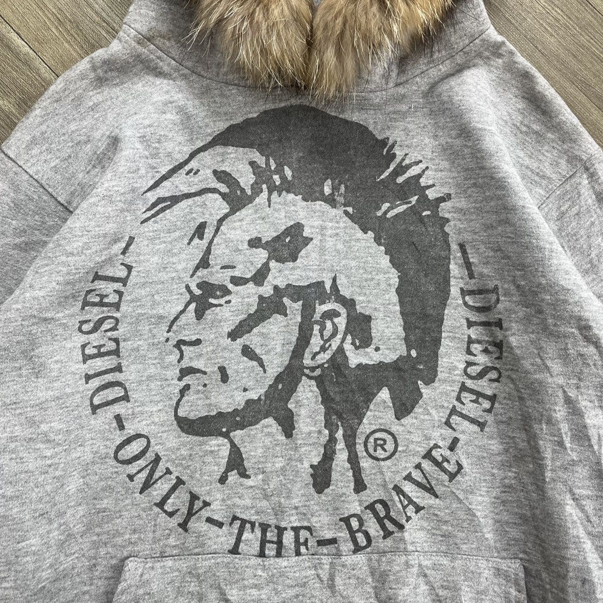 Diesel 2000s Diesel Punk Skulls Fur Zip Hoodie I6was9 Lgb Style Size US M / EU 48-50 / 2 - 4 Thumbnail