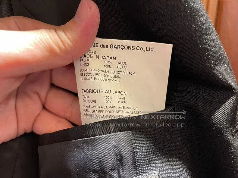 Comme des Garcons Comme des Garcons Homme Plus Wool Coat. Size US L / EU 52-54 / 3 - 8 Thumbnail