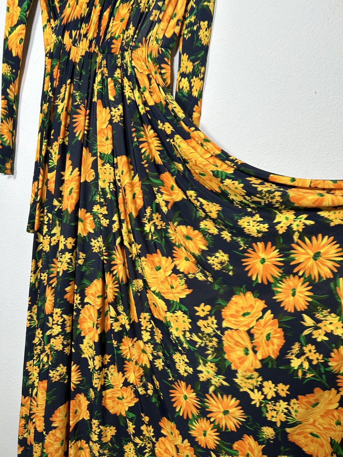 Balenciaga MSRP: $3.2k SS23 Floral Drape Pantsuit Dress Size S / US 4 / IT 40 - 6 Thumbnail