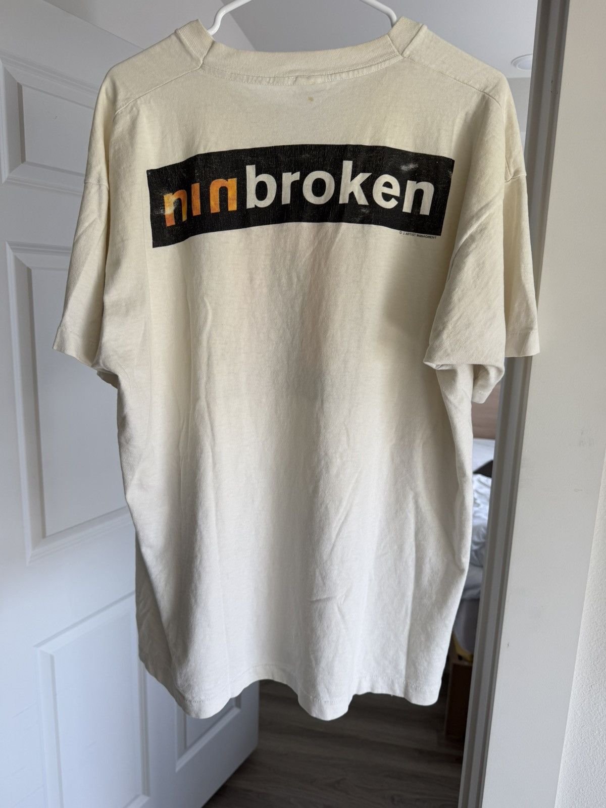 Vintage Vintage Nine Inch Nails Broken Shirt 1992 Size US XL / EU 56 / 4 - 2 Thumbnail