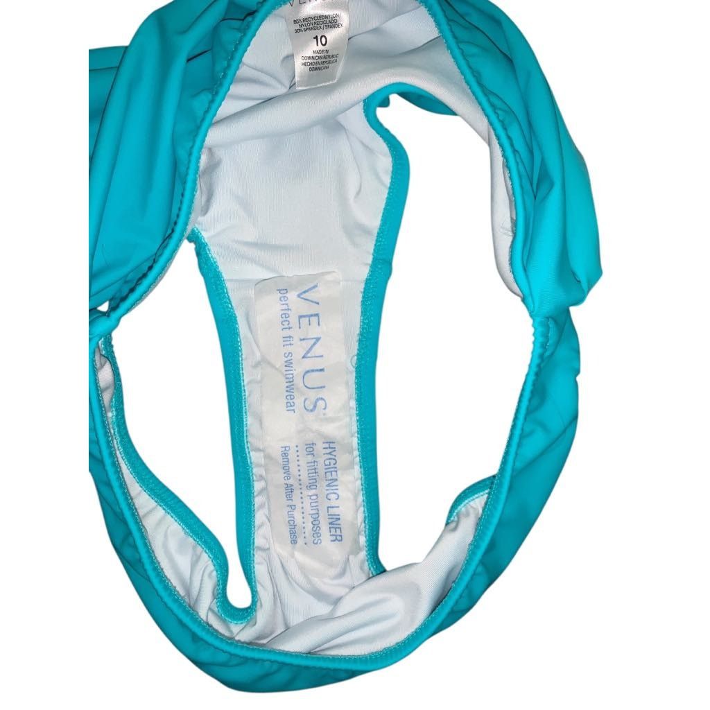 Other Venus Goddess Moderate Swim Bottom Aqua Reef Sz10 Mid Rise Size L / US 10 / IT 46 - 3 Thumbnail