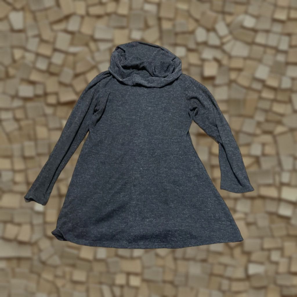Vintage Doublju Sweater Shirt Women's XL Black Long Sleeve Turtleneck Pullover Casual Knit, Regular Fit, Solid, Fall Spring Summer, Womens Size XL / US 12-14 / IT 48-50 - 1 Thumbnail