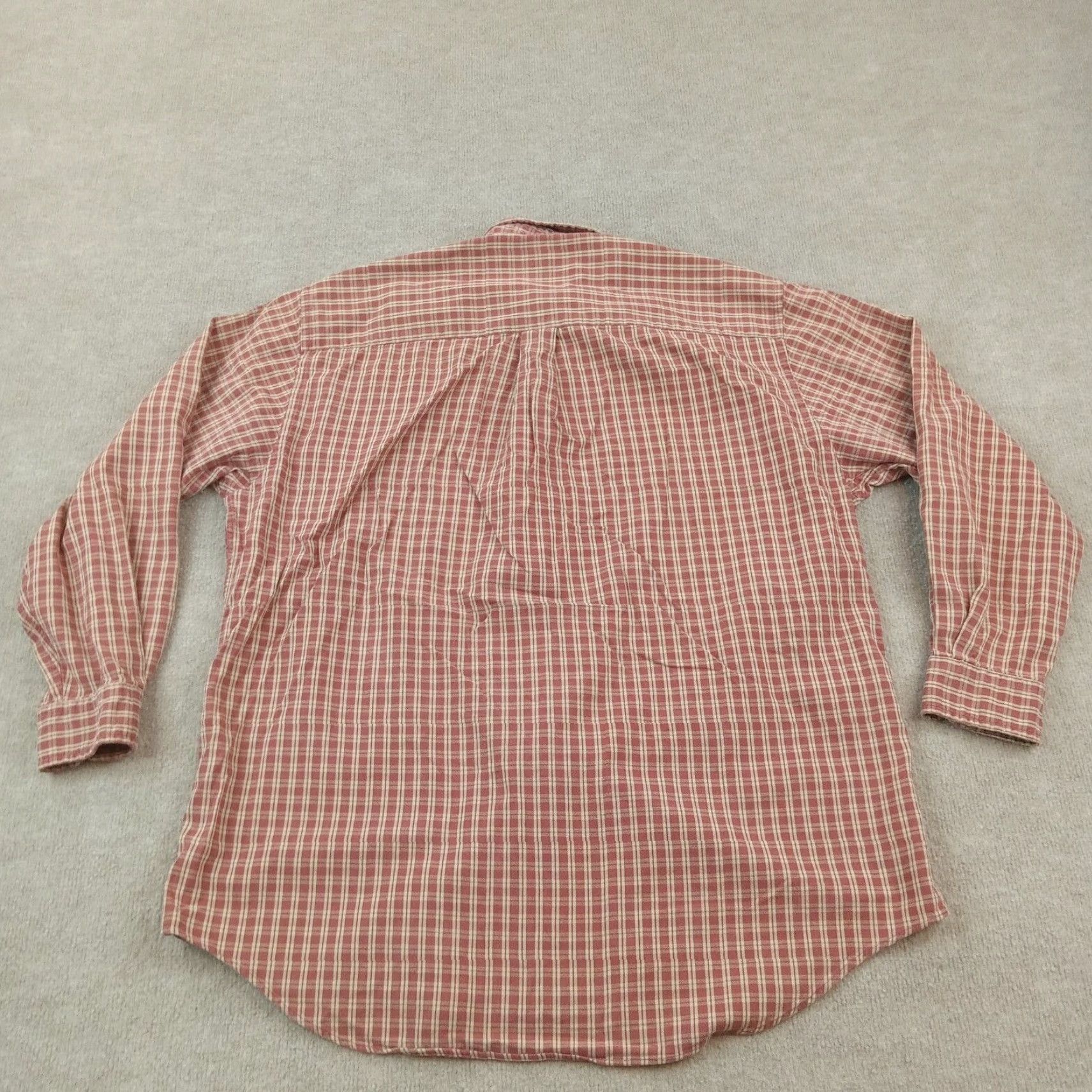 Abercrombie & Fitch Abercrombie & Fitch Flannel Shirt Men Medium Red Plaid Long Sleeve Button-Up Cotton Size US M / EU 48-50 / 2 - 7 Thumbnail