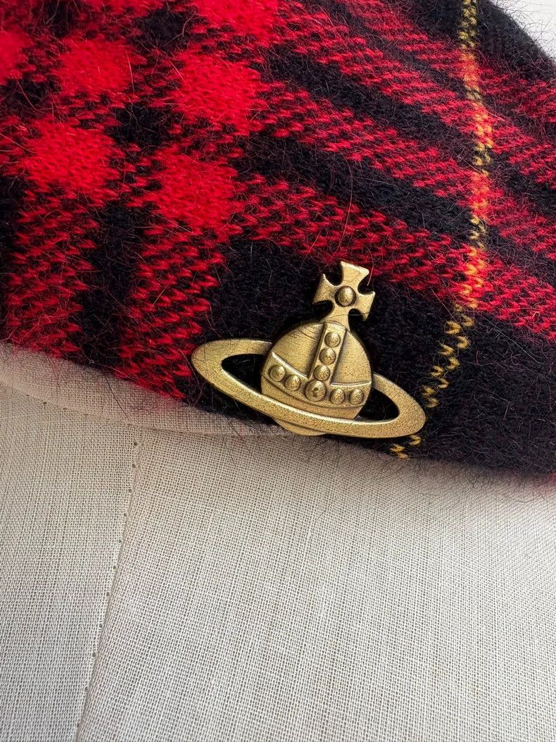 Vivienne Westwood Vivienne Westwood Old red and black checkered old berets Size ONE SIZE - 2 Thumbnail