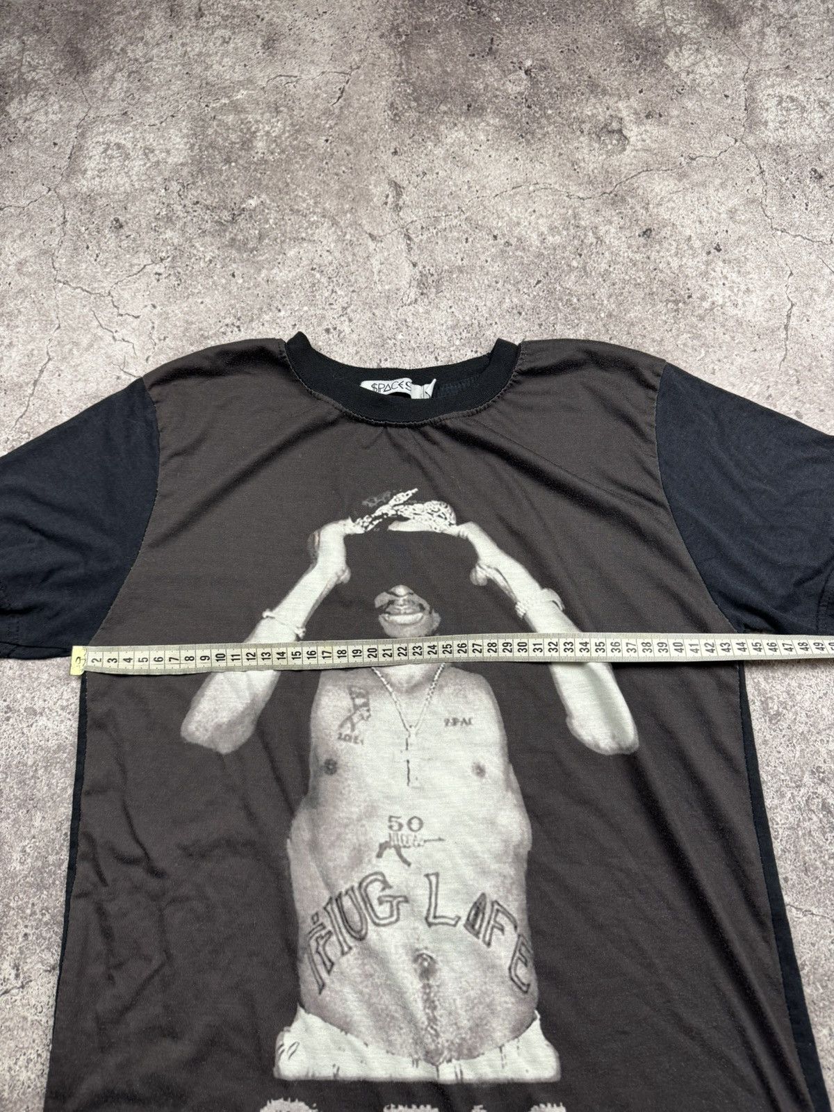 Band Tees Vintage 2 Pac t shirt 90s Style Tupac Shakur Thug Life Size US S / EU 44-46 / 1 - 5 Thumbnail