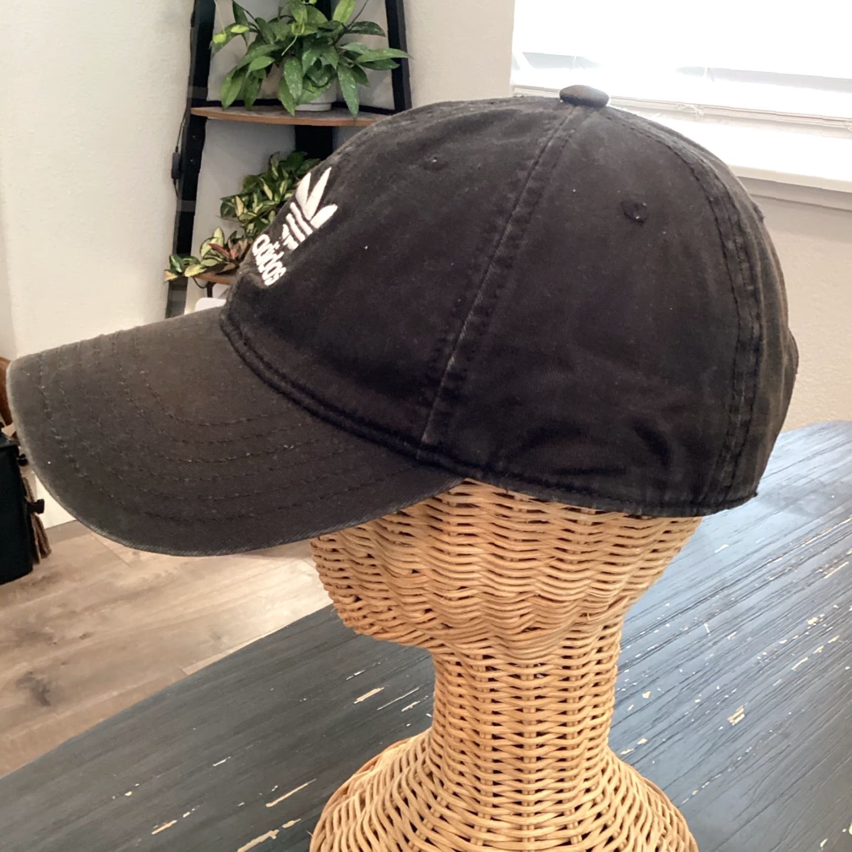 Adidas Adidas Adjustable Baseball Cap One Size Black Cotton Sports Unisex Adults Size ONE SIZE - 3 Thumbnail