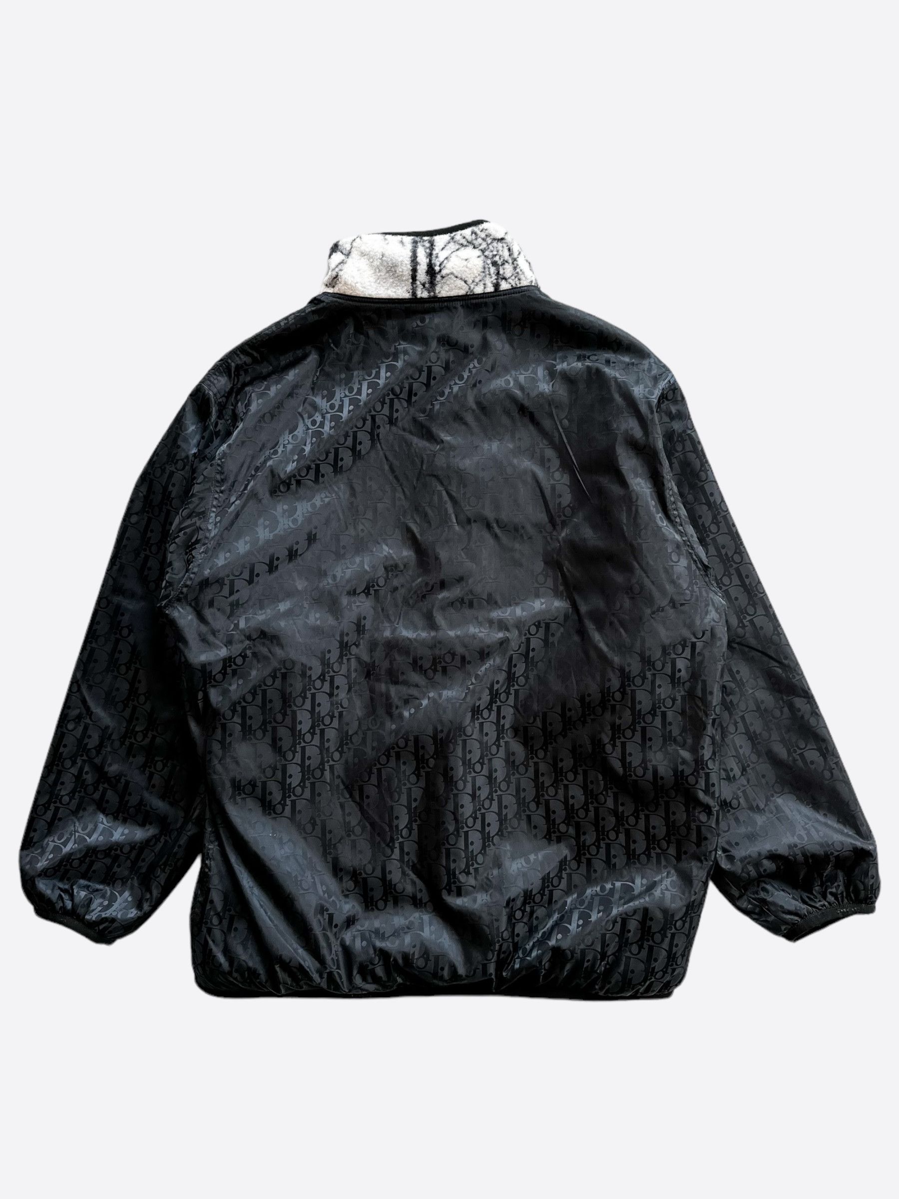 Dior Dior Black Oblique Reversible Fleece Jacket Size US XL / EU 56 / 4 - 3 Thumbnail