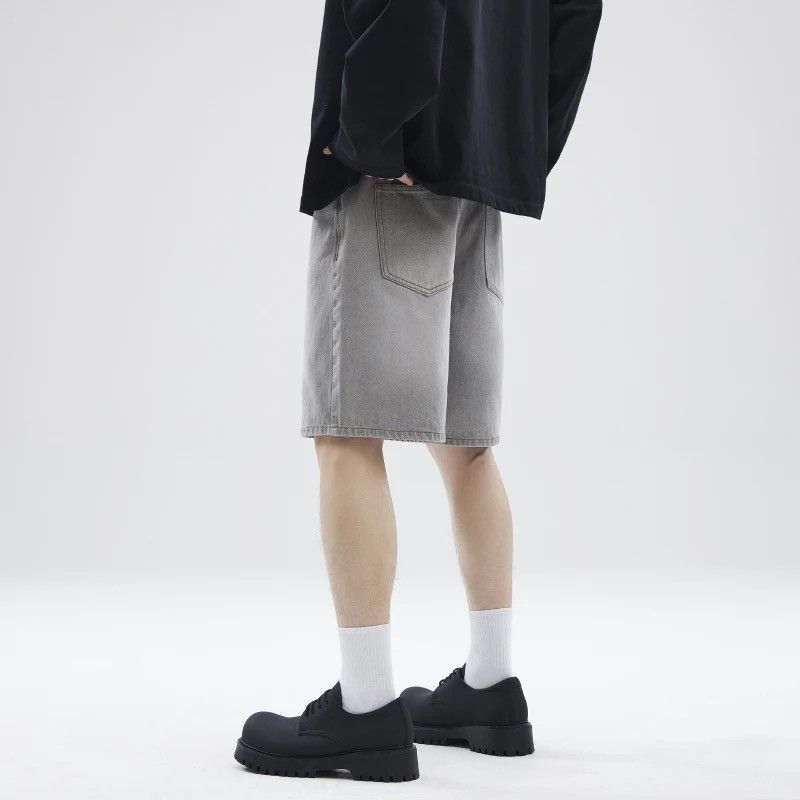 Jean × Vintage Streetwear Classic Straight Retro Shorts Size US 33 - 4 Thumbnail
