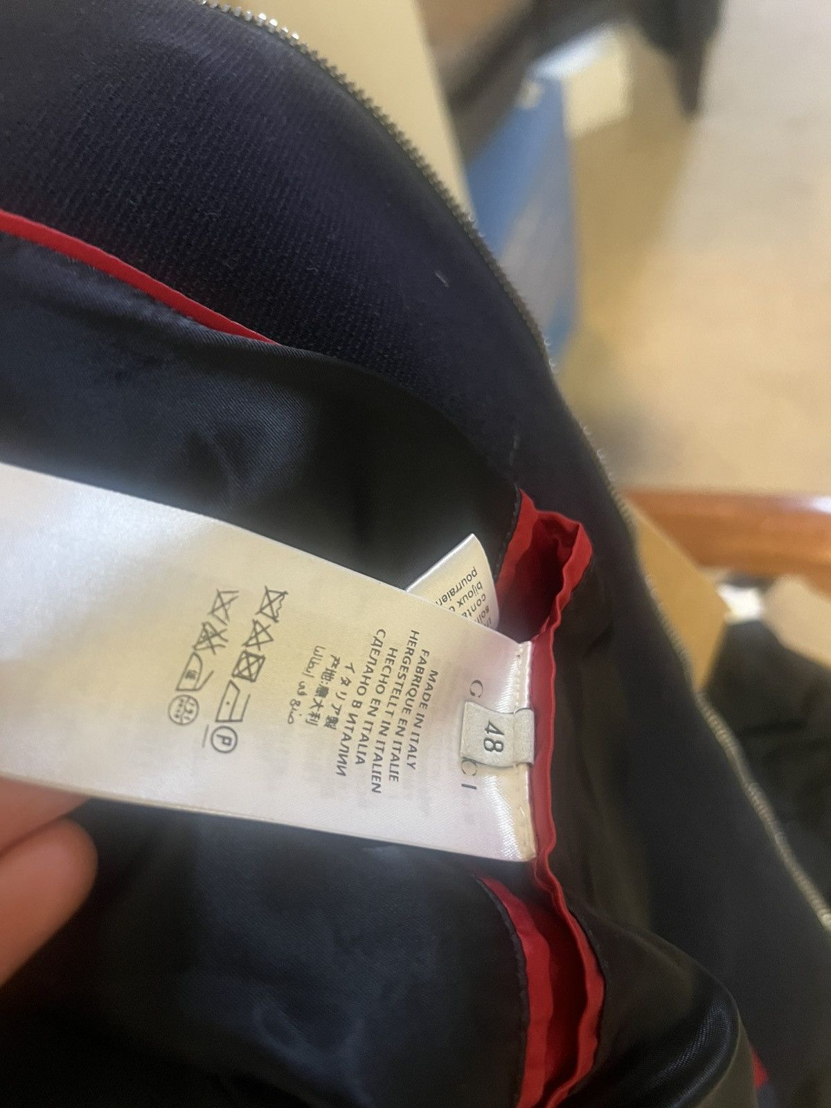 Gucci Gucci Panther navy bomber jacket size 48 Size US M / EU 48-50 / 2 - 7 Thumbnail