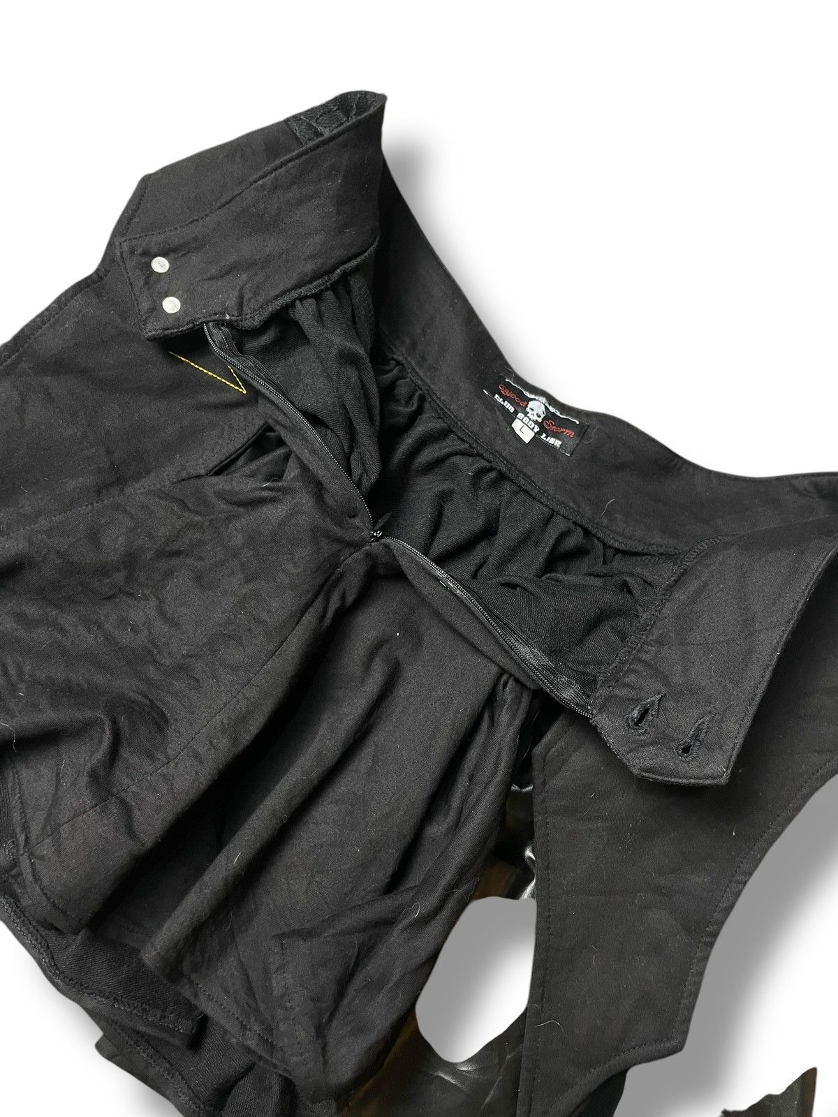 Japanese Brand × Vintage BLOOD STORM Cyber Punk Mini Skirt (104) Size 29" - 5 Thumbnail
