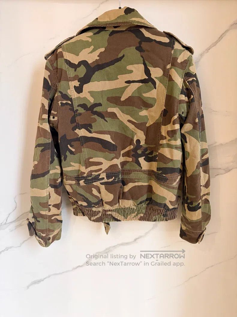 Saint Laurent Paris Saint Laurent Paris Sheepskin Camouflage Jacket Size US S / EU 44-46 / 1 - 2 Thumbnail
