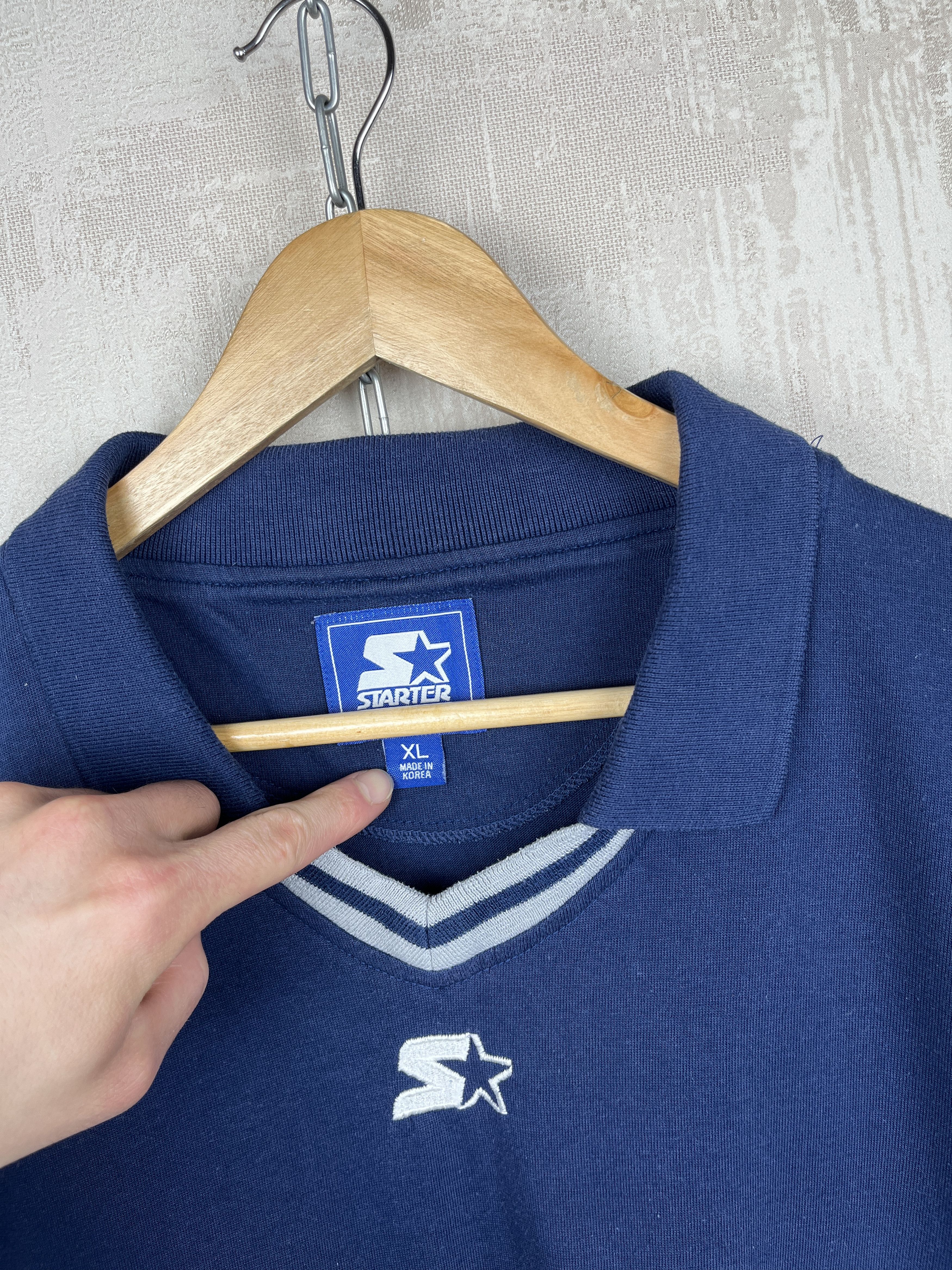 Starter 90's Georgetown Hoyas Starter Vintage T-shirt Oversized Size US XL / EU 56 / 4 - 5 Thumbnail
