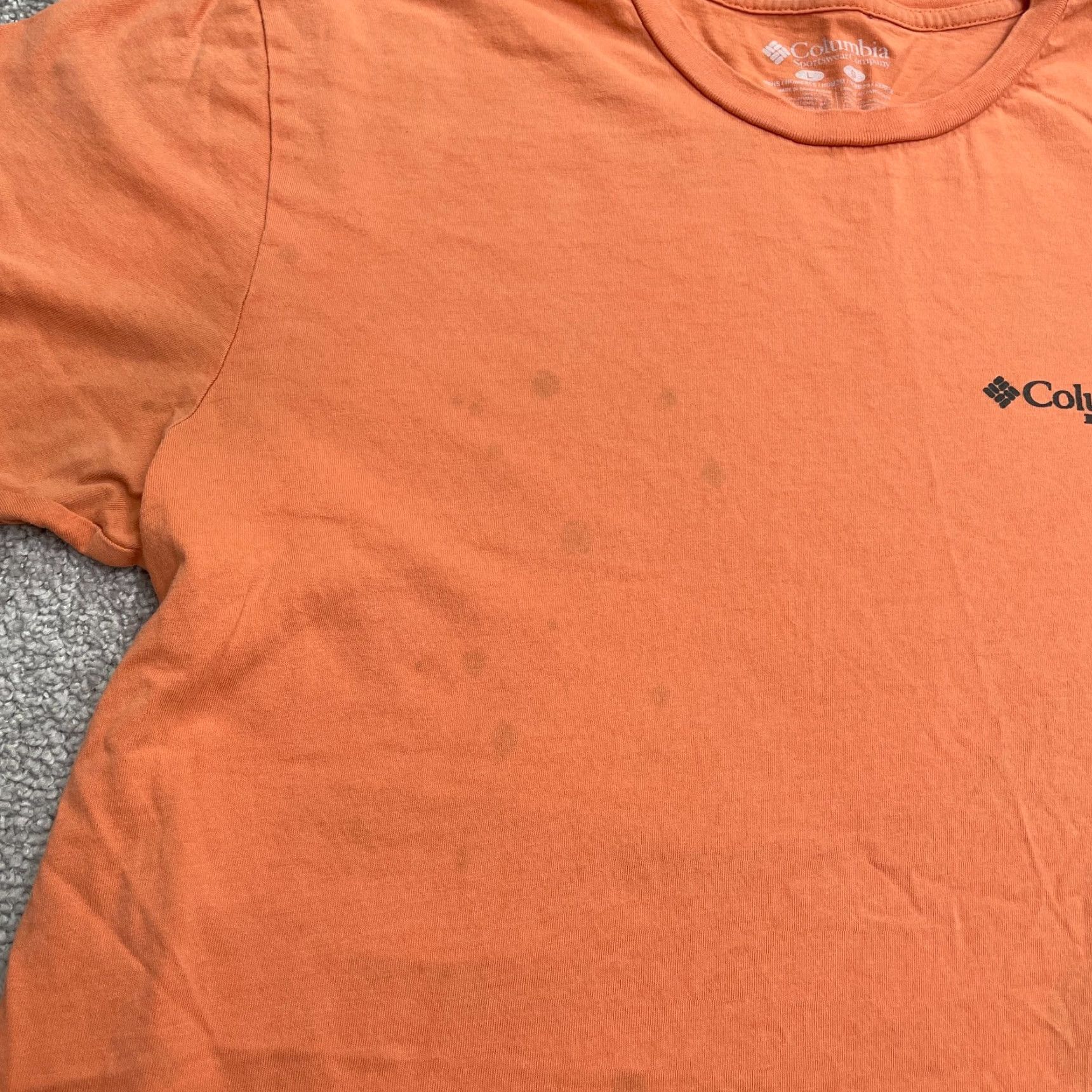 Vintage Columbia PFG T-Shirt Mens L Orange Crew Neck Short Sleeve Casual Tee Size US L / EU 52-54 / 3 - 7 Thumbnail