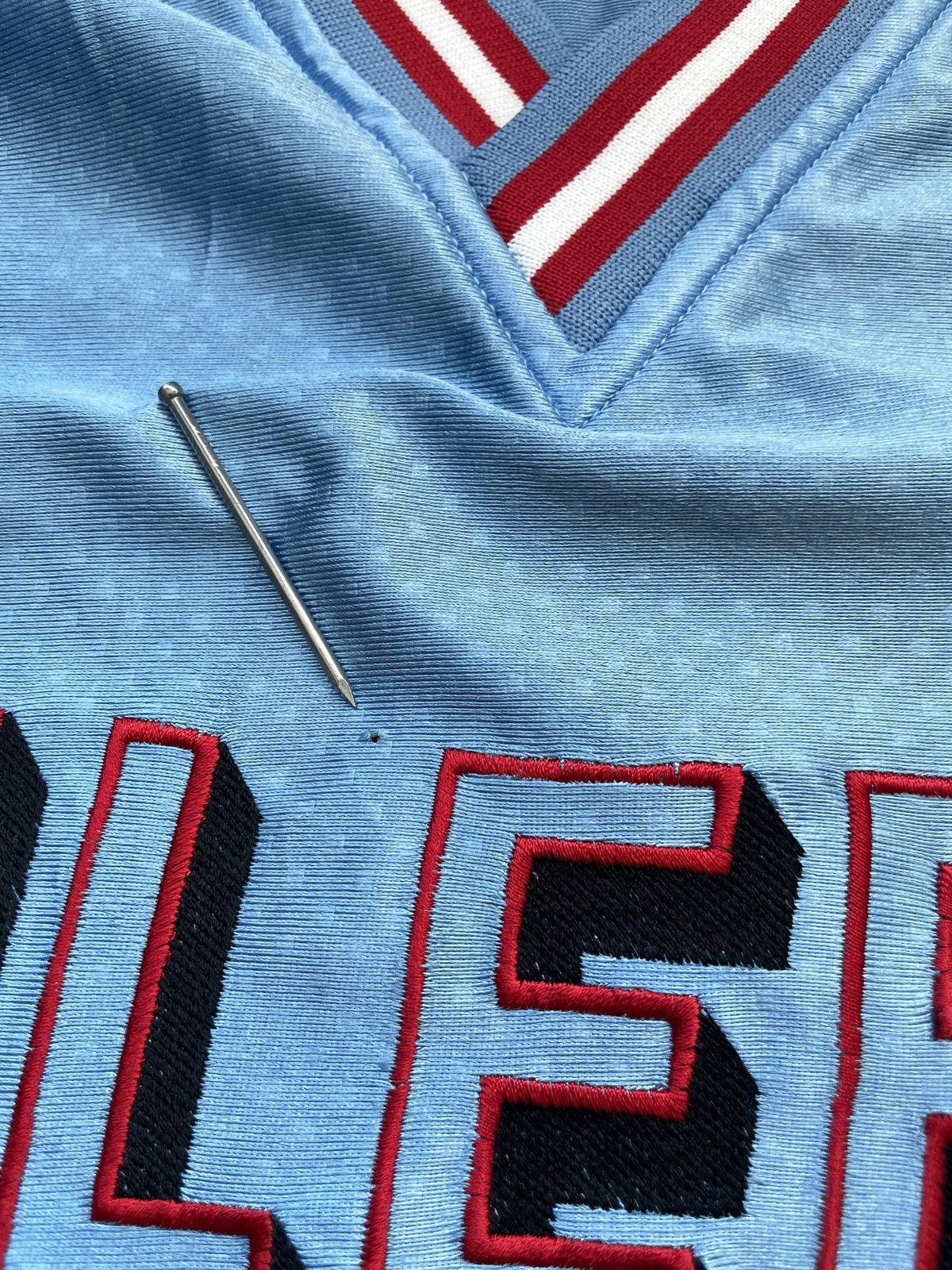 NFL Vintage Houston Oilers “Team Logo” Jersey (Sz. L) Size US L / EU 52-54 / 3 - 4 Thumbnail