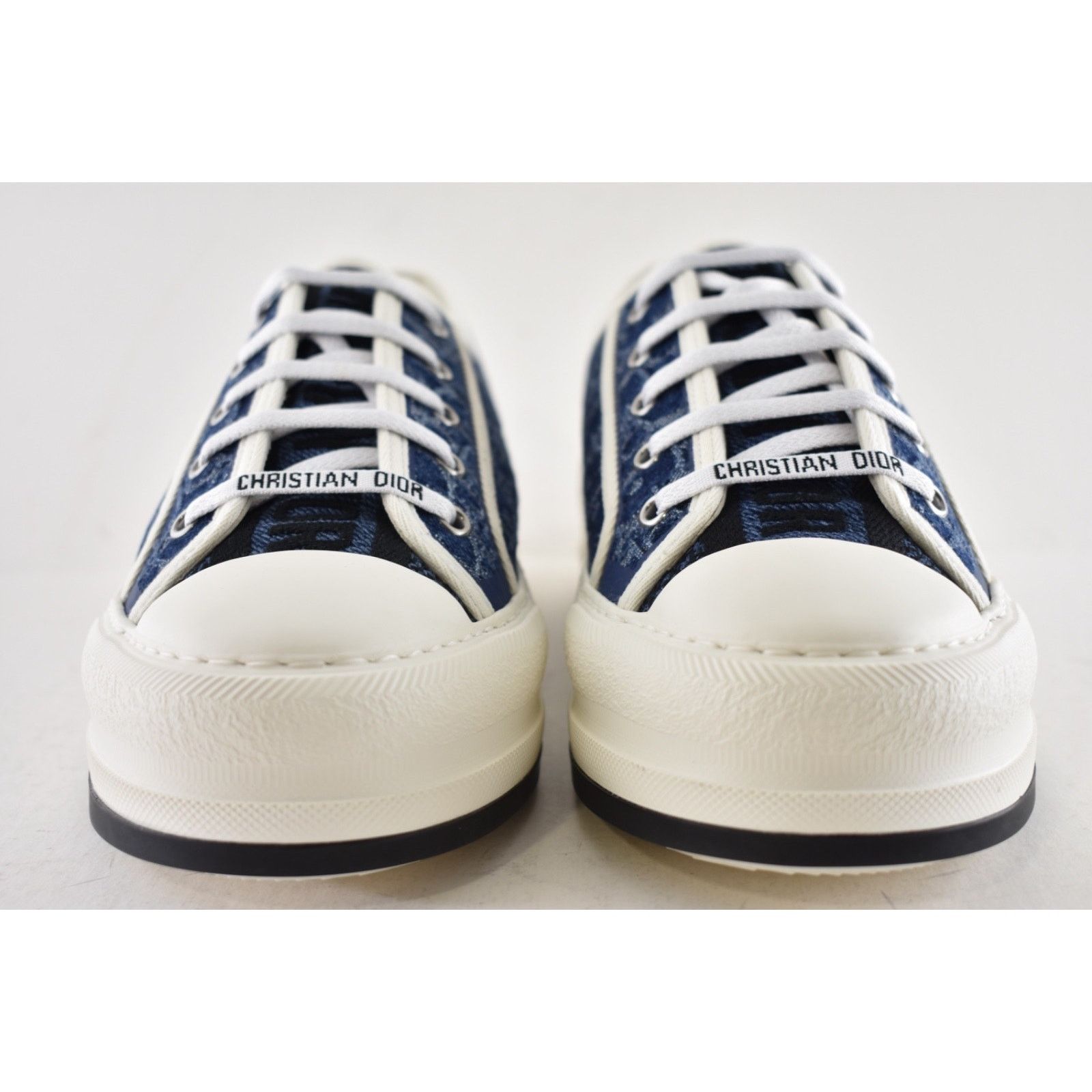 Dior Dior Walk'N'Dior Denim Logo Flat Low Platform Sneaker 41 Size US 11 / IT 41 - 11 Thumbnail
