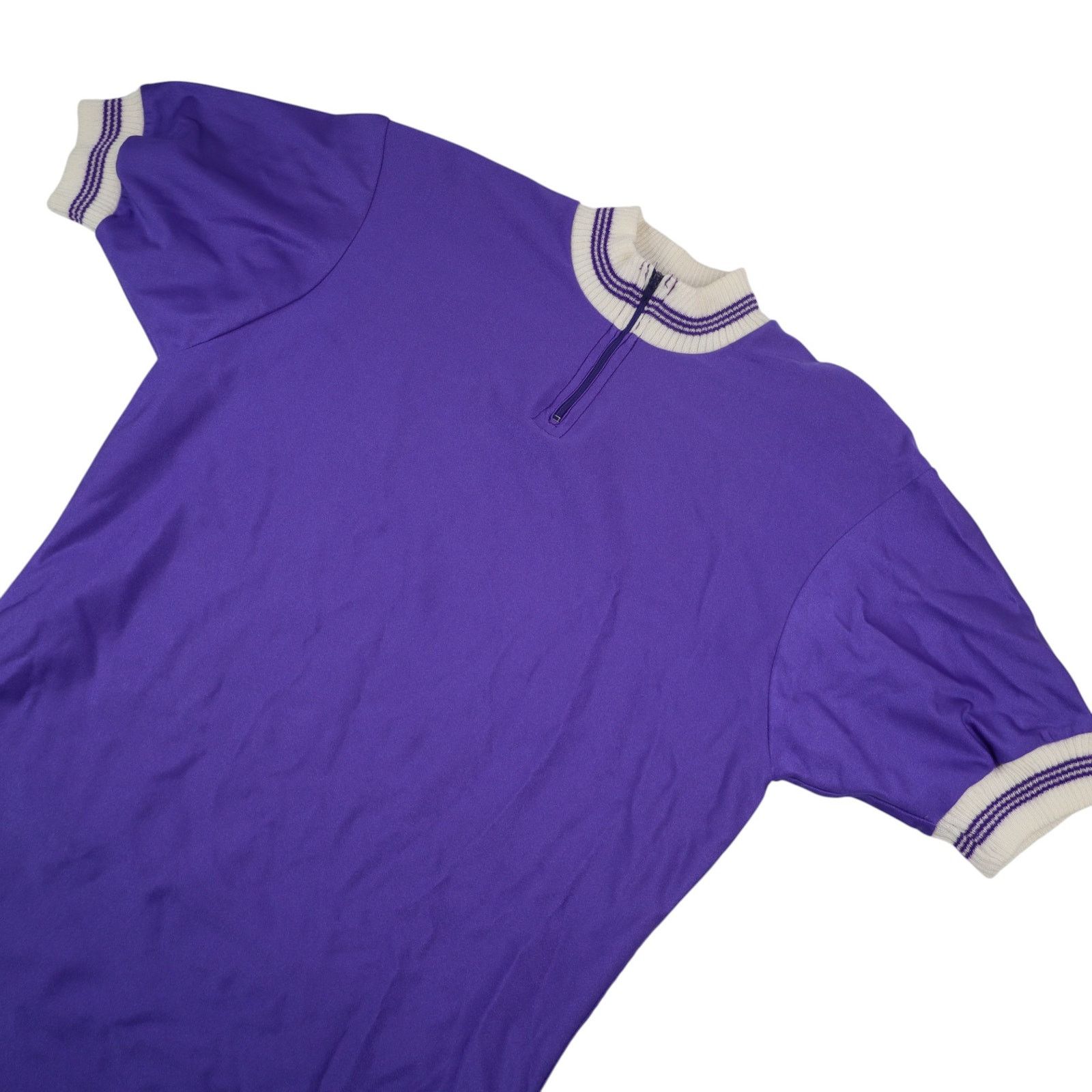 Vintage 70s True VTG DuPont Lycra Au Tour De France Cycling Jersey Size US S / EU 44-46 / 1 - 2 Thumbnail