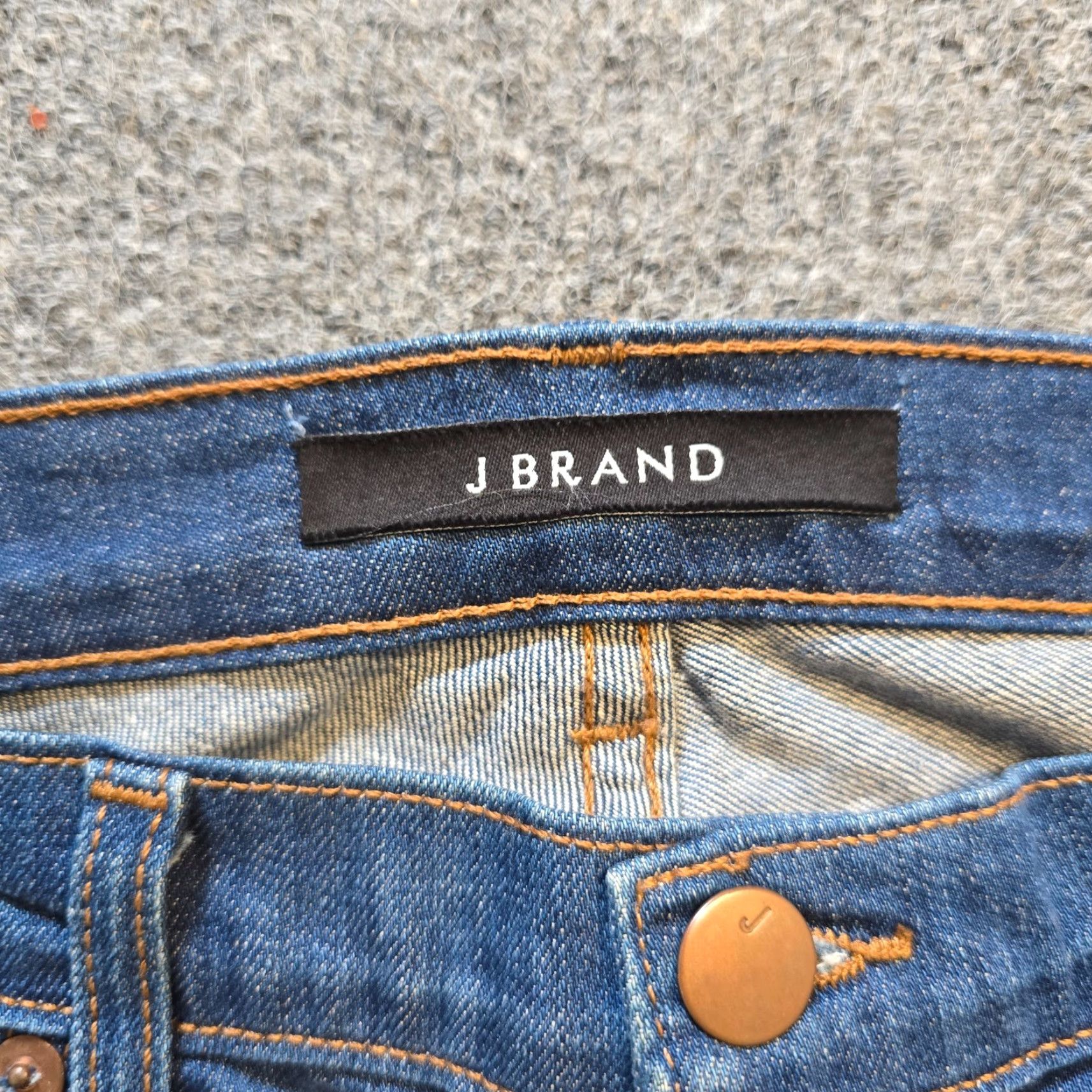 J Brand J Brand Jeans Womens 25 Blue Karma Mid Rise Super Skinny Stretch Casual Jeans Size 42" / US 20 - 4 Thumbnail