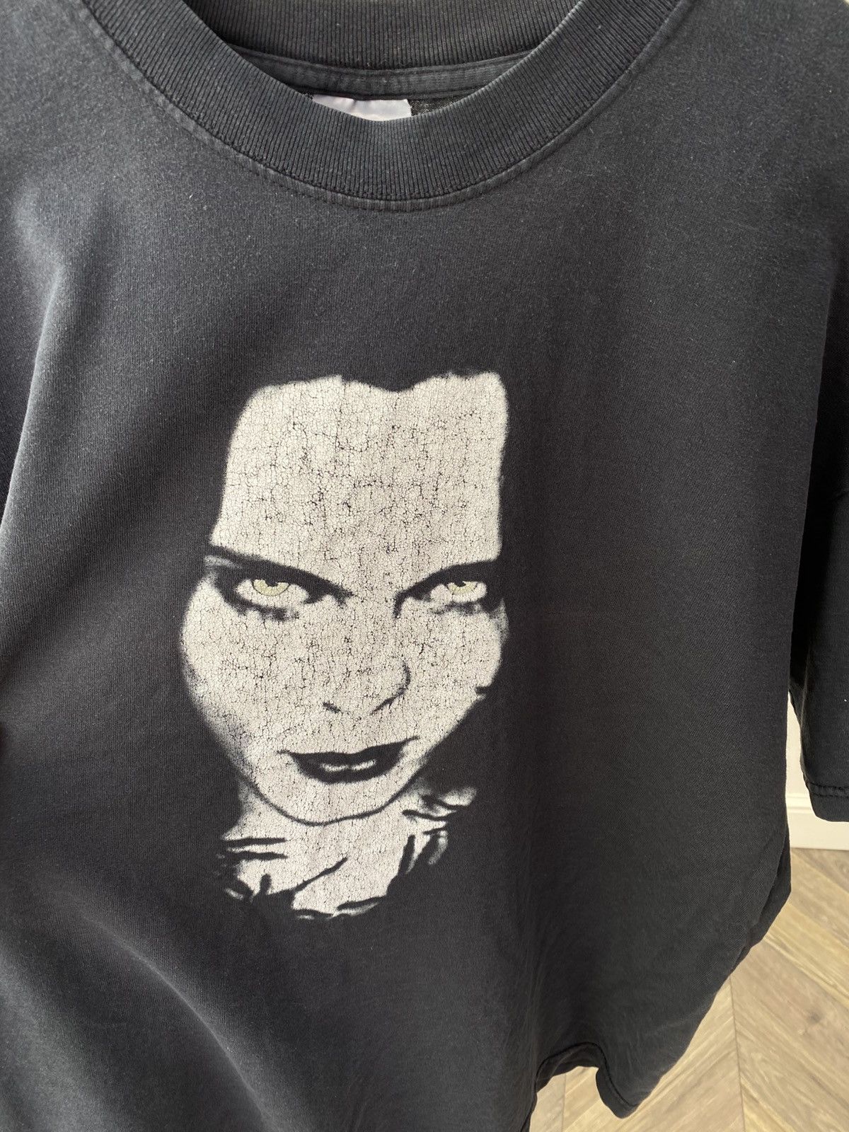 Marilyn Manson Vintage Marilyn Manson style Rare Faded T-Shirt Size US XL / EU 56 / 4 - 4 Thumbnail