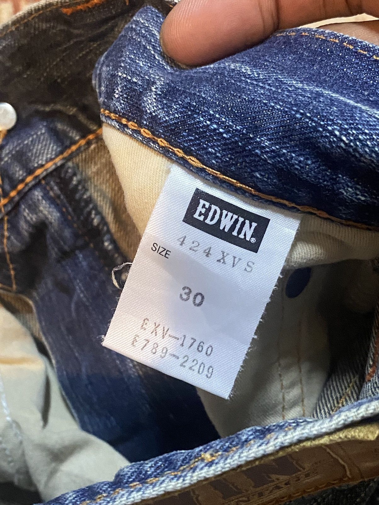 Edwin × Japanese Brand × Vintage 🔥 Very Rare 🔥 Vintage Edwin Denim Pants Size US 31 - 10 Thumbnail