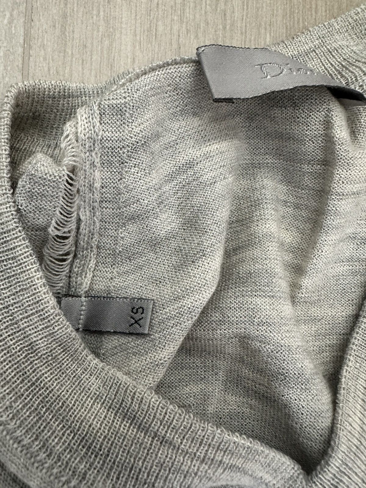Dior Dior Homme V-neck Knit Size US S / EU 44-46 / 1 - 4 Thumbnail