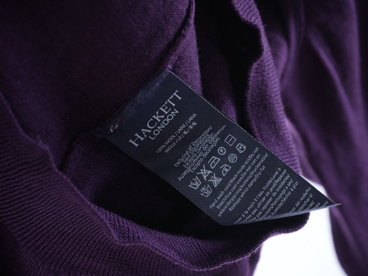 Hackett Hackett Merino Wool Lana V Neck Sweater Size US S / EU 44-46 / 1 - 5 Thumbnail