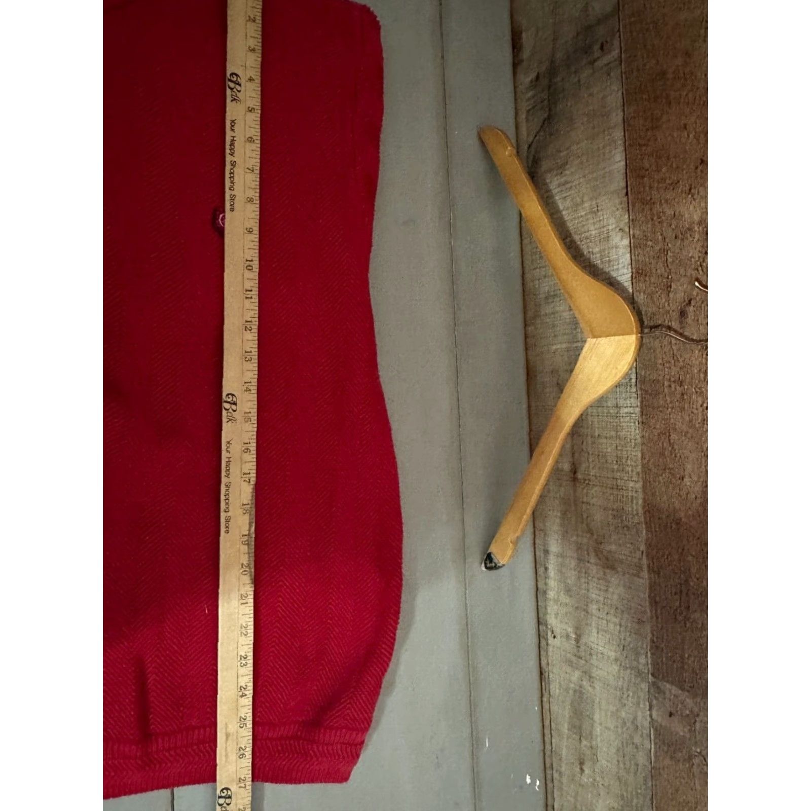 Chaps VINTAGE Chaps Ralph Lauren Sweater Men Pullover Large Knit Red 100% Cotton Cable-Knit Collared Logo Pattern Solid Long Sleeve Size US L / EU 52-54 / 3 - 5 Thumbnail