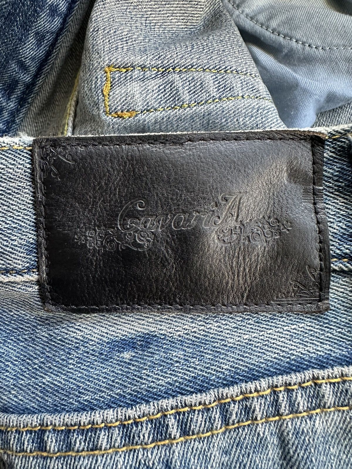 CIVARIZE 00's CavariA vkei distressed washed flared jeans Size US 32 / EU 48 - 19 Thumbnail