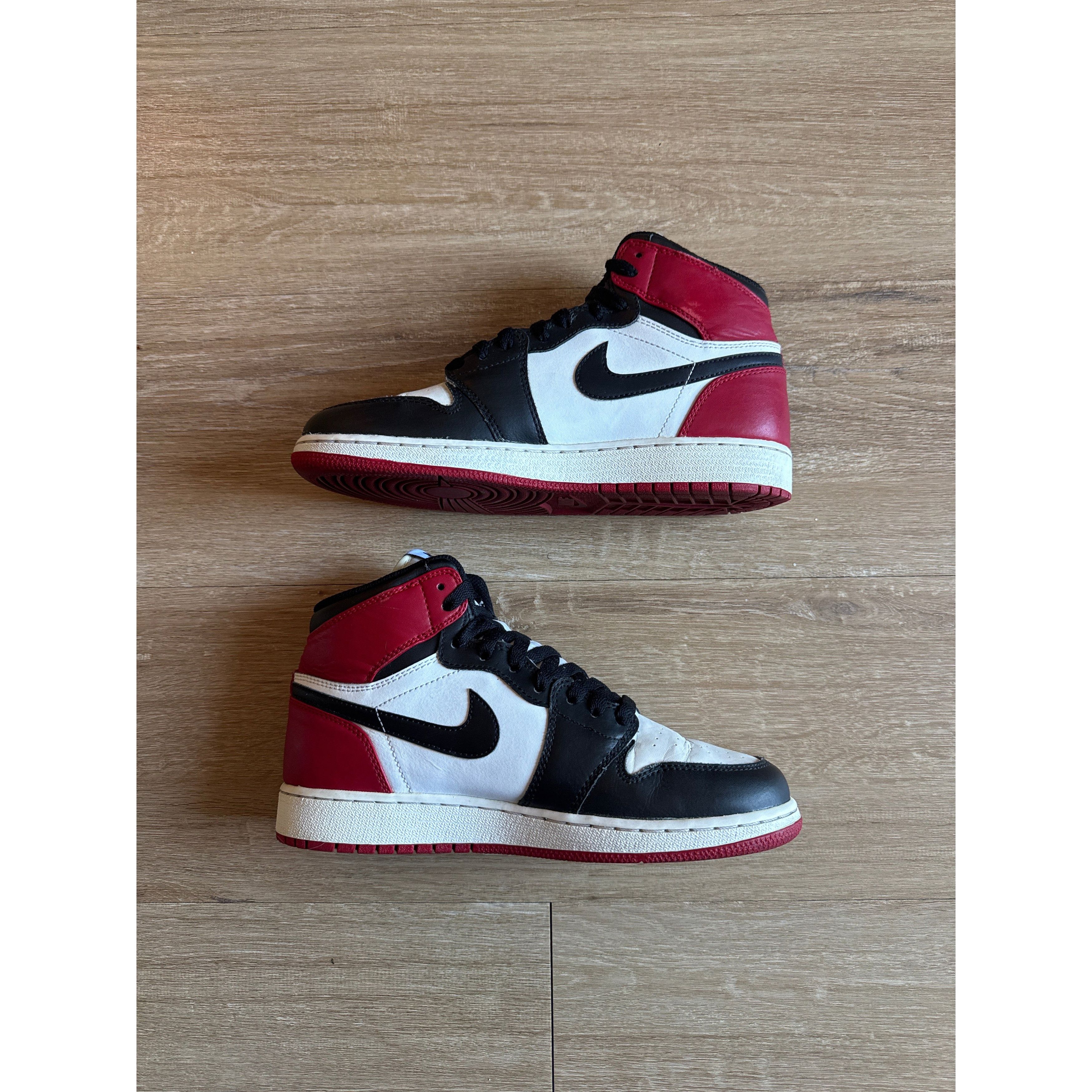 Jordan Brand Jordan Retro 1 Black Toe 2013 Size US 5.5 / EU 38 - 3 Thumbnail
