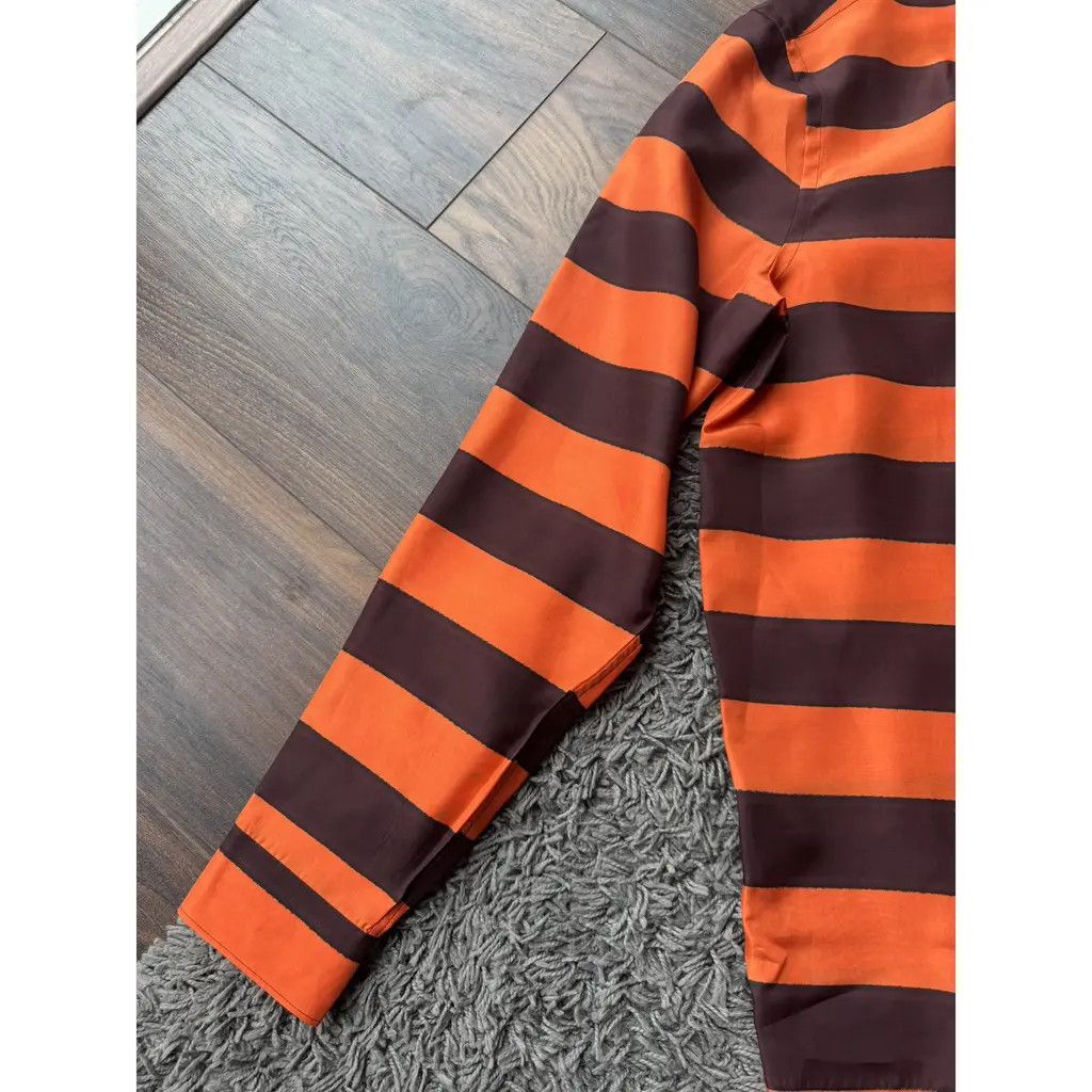 Prada oc11z0625 Shirt in Orange/Burgundy Size US M / EU 48-50 / 2 - 7 Thumbnail