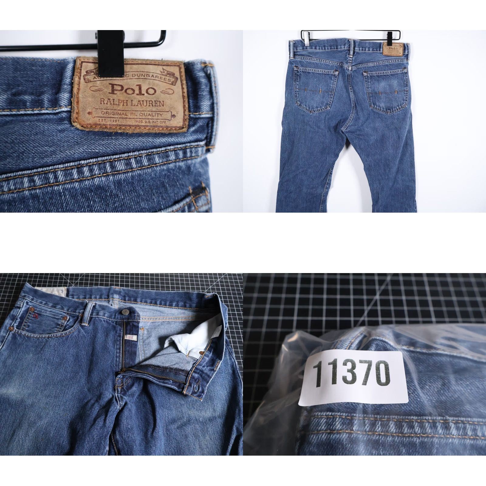 Polo Ralph Lauren Polo Ralph Lauren Jeans Men 34 x 34 Blue Hampton Straight Leg 100% Cotton Denim Vintage 90s Grunge Retro Style Shoes? Size US S / EU 44-46 / 1 - 10 Thumbnail