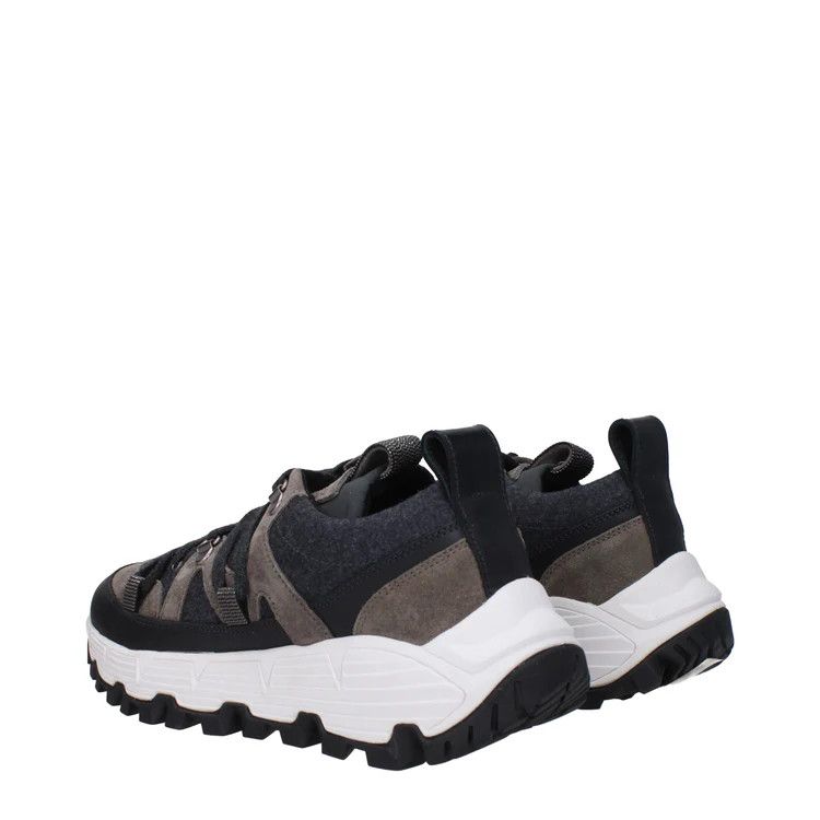 Brunello Cucinelli ob1o1e1024 Fabric Sneakers in Grey Size US 7 / IT 37 - 4 Thumbnail
