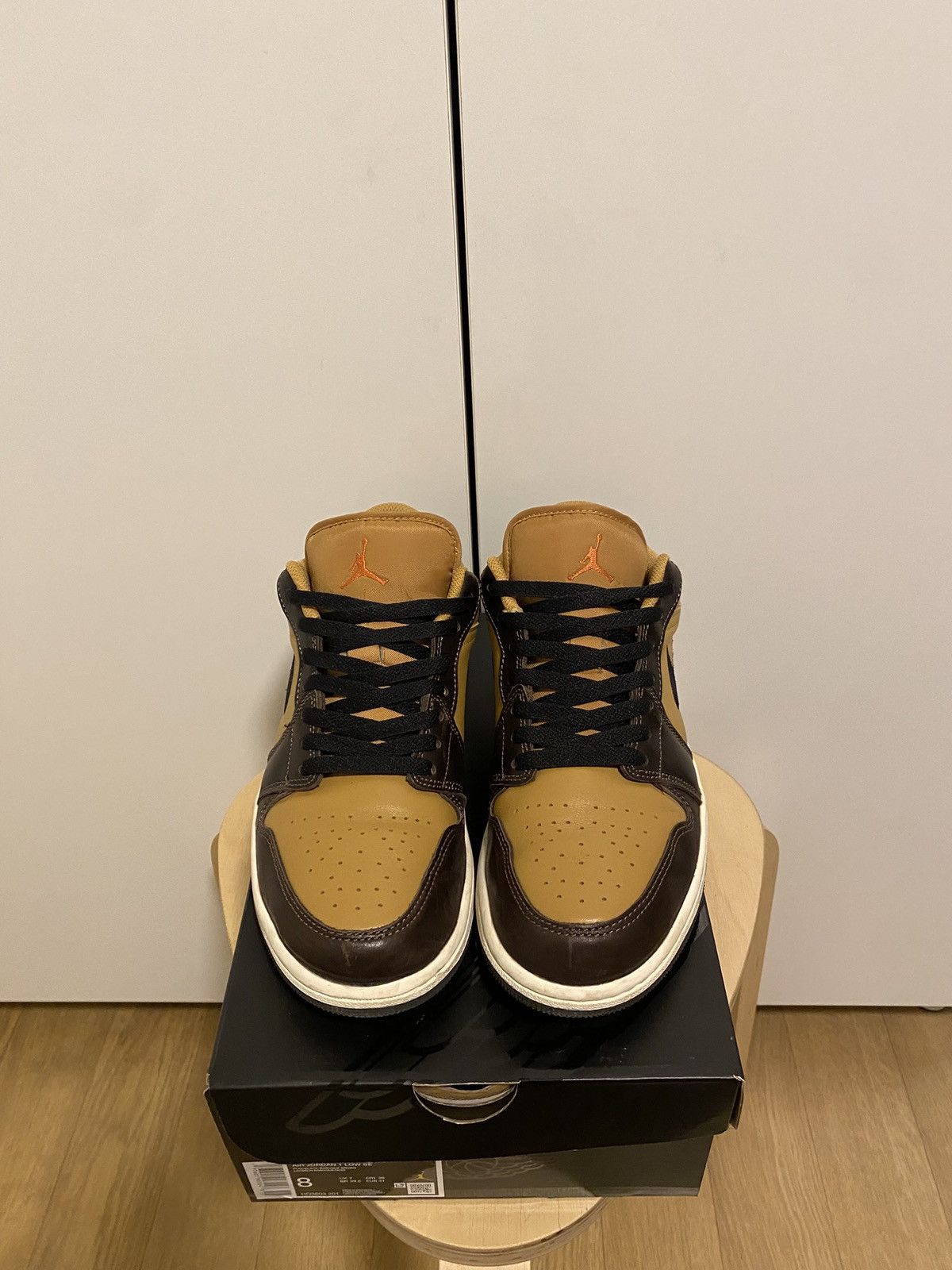 Nike Jordan 1 Low SE Flax/Baroque Brown | EUR 41 Size US 8 / EU 41 - 6 Thumbnail