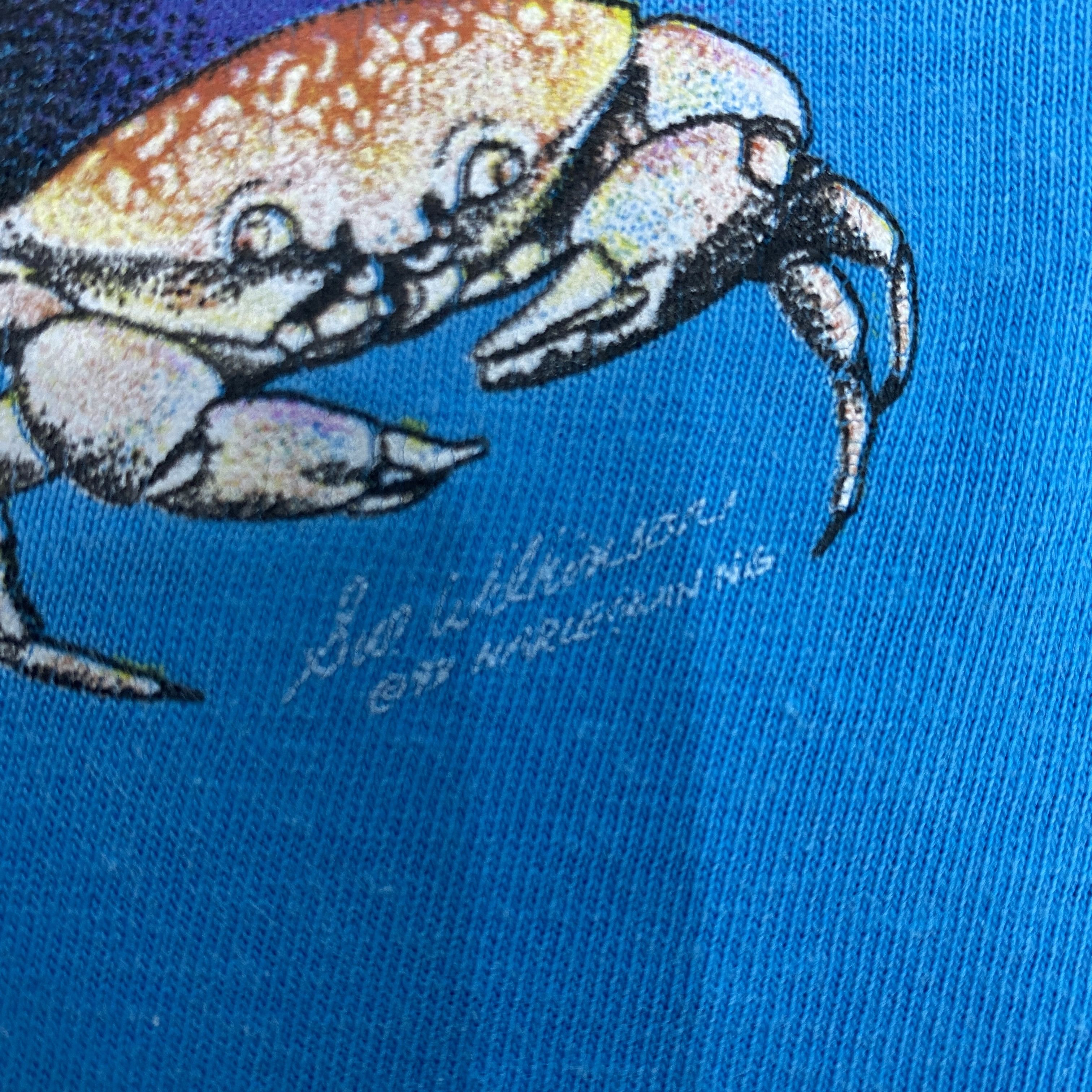 Vintage Vintage Tropical Reef Exotic Ocean Sea Coral TShirt - J014 Size US M / EU 48-50 / 2 - 6 Thumbnail