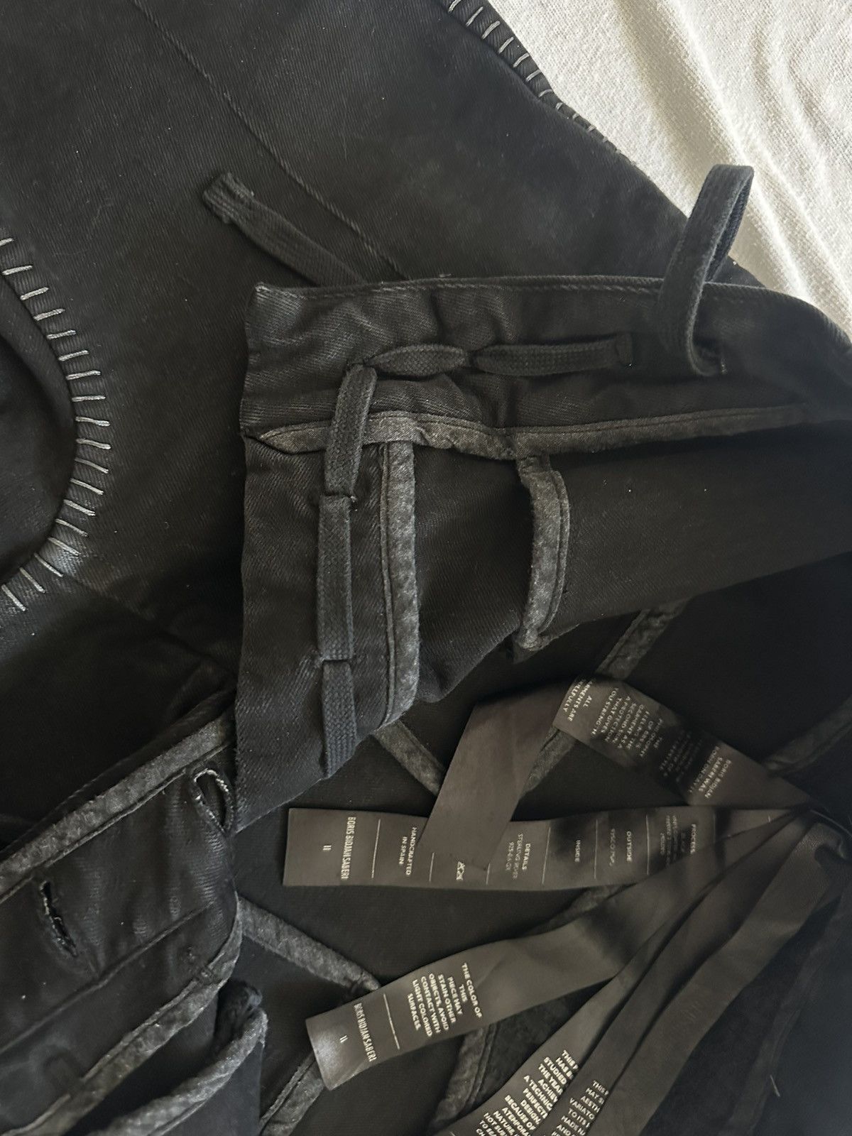 Boris Bidjan Saberi Boris Bidjan Saberi P14 half hand stitched Size US 32 / EU 48 - 7 Thumbnail
