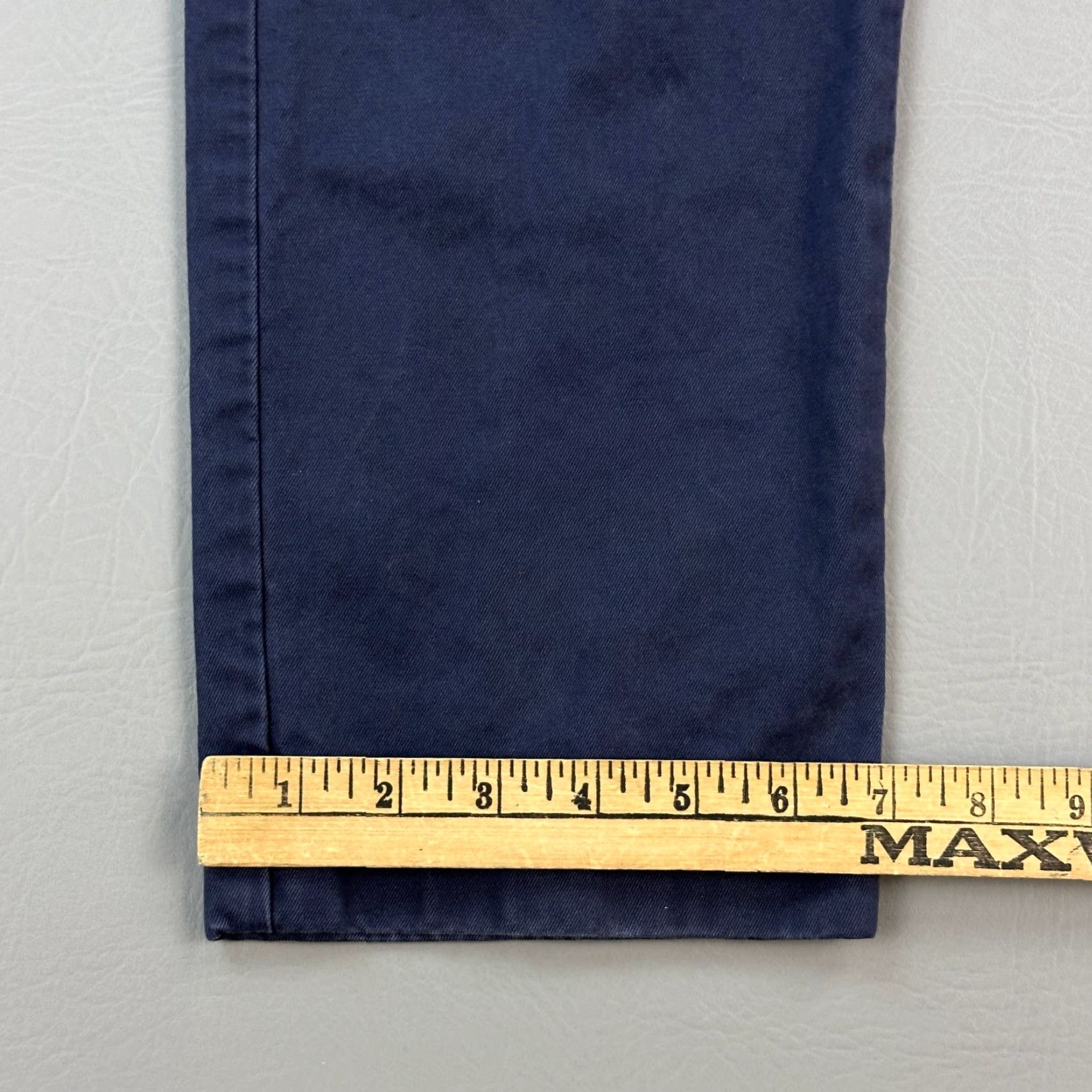 J.Crew J.CREW 484 Slim Fit Chino Pants Mens 33x30 34x30 Navy Blue Oarsman Casual Size US 33 - 6 Thumbnail