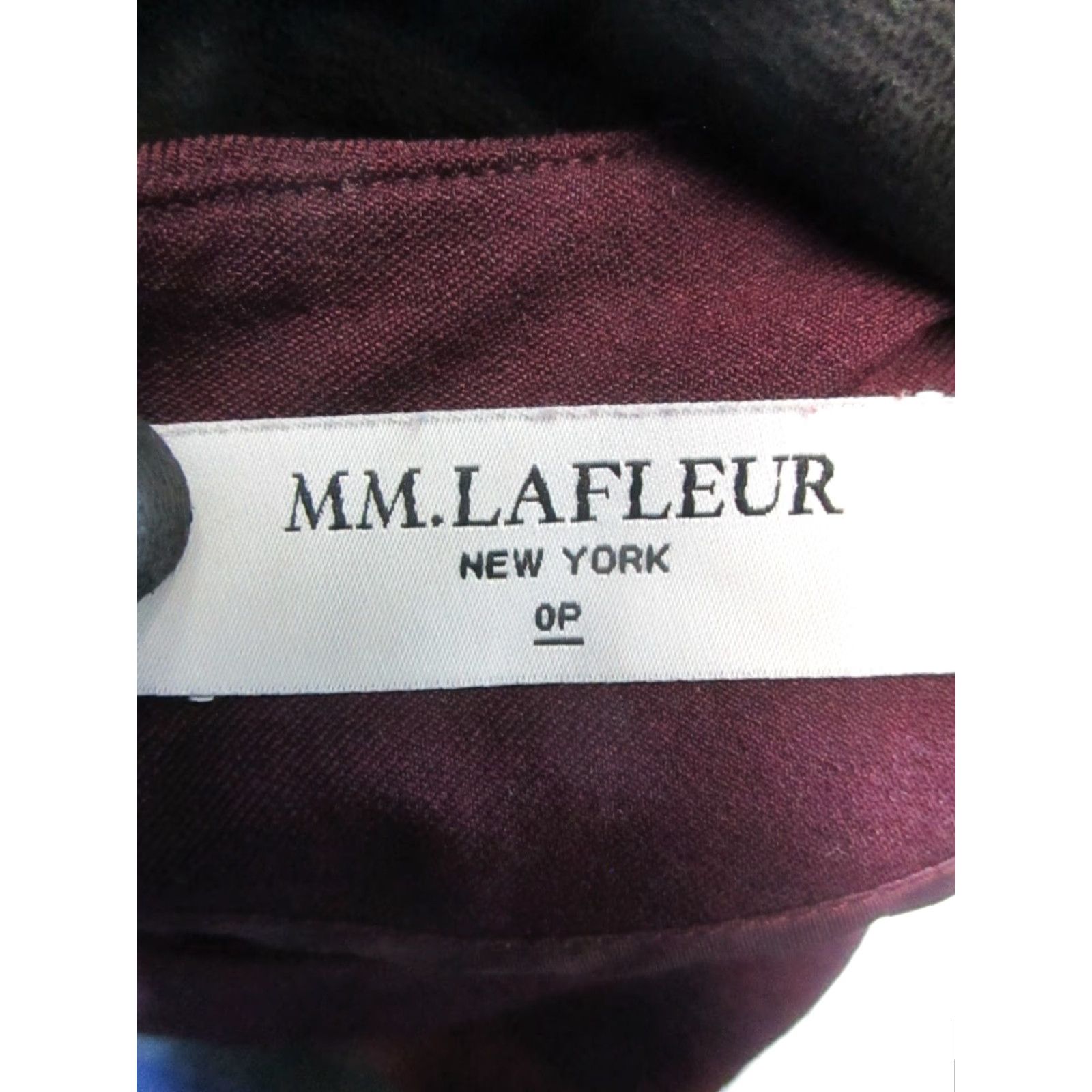M.M.LaFleur MM.LaFleur Dress Womens 0 Petite Burgundy Bodycon Dress Size XS / US 0-2 / IT 36-38 - 3 Thumbnail