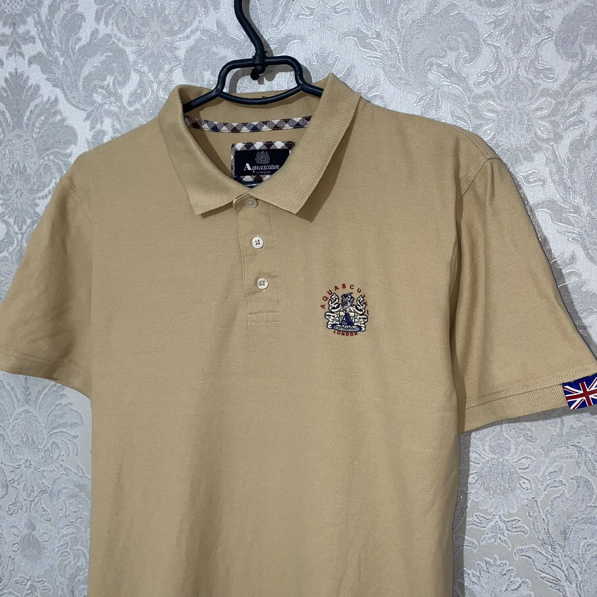 Burberry Aquascutum Polo Shirt Beige Men’s Size US L / EU 52-54 / 3 - 3 Thumbnail