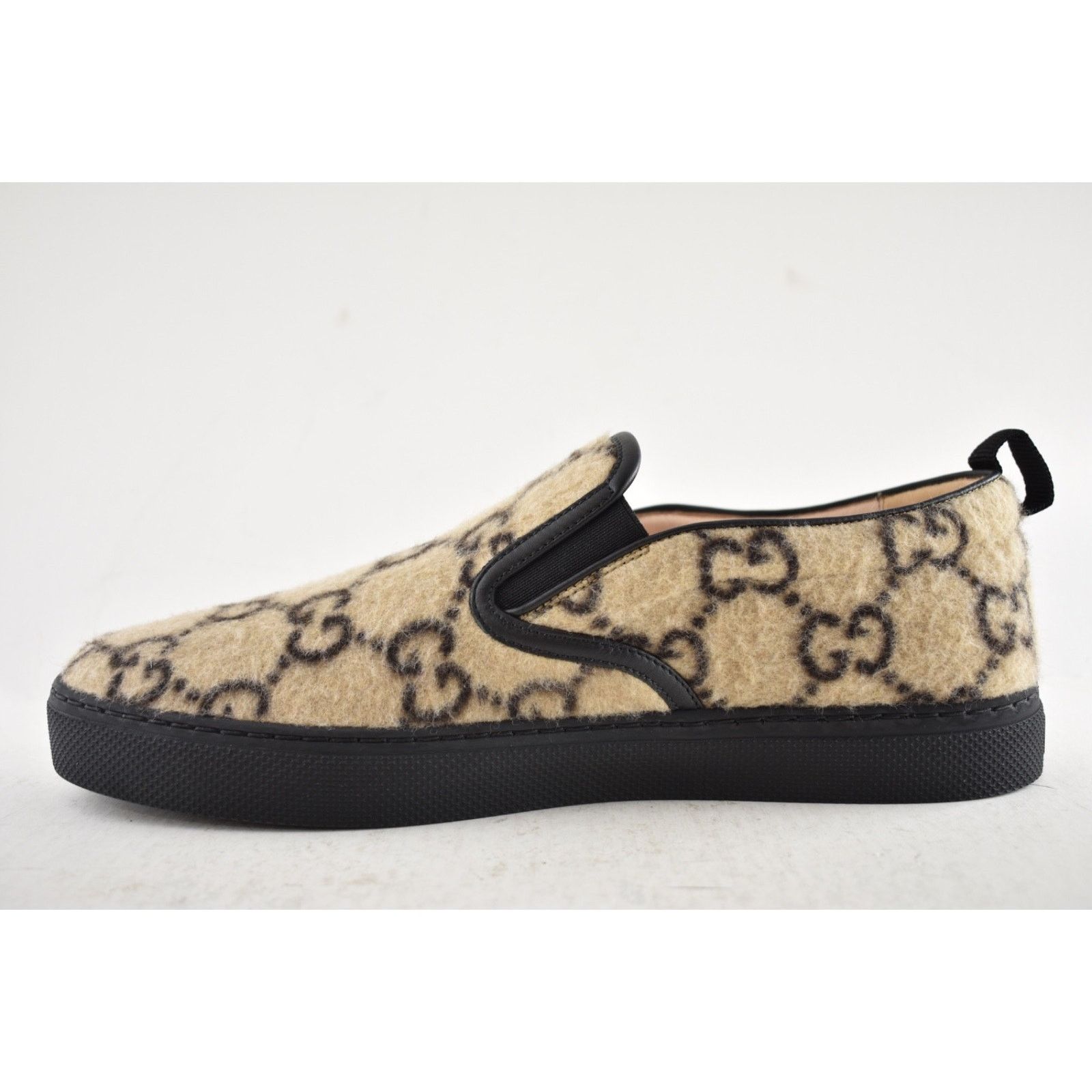 Gucci Gucci Mens Dublin Beige GG Logo Slip On Skate Sneaker 10.5 Size US 10.5 / EU 43-44 - 12 Thumbnail