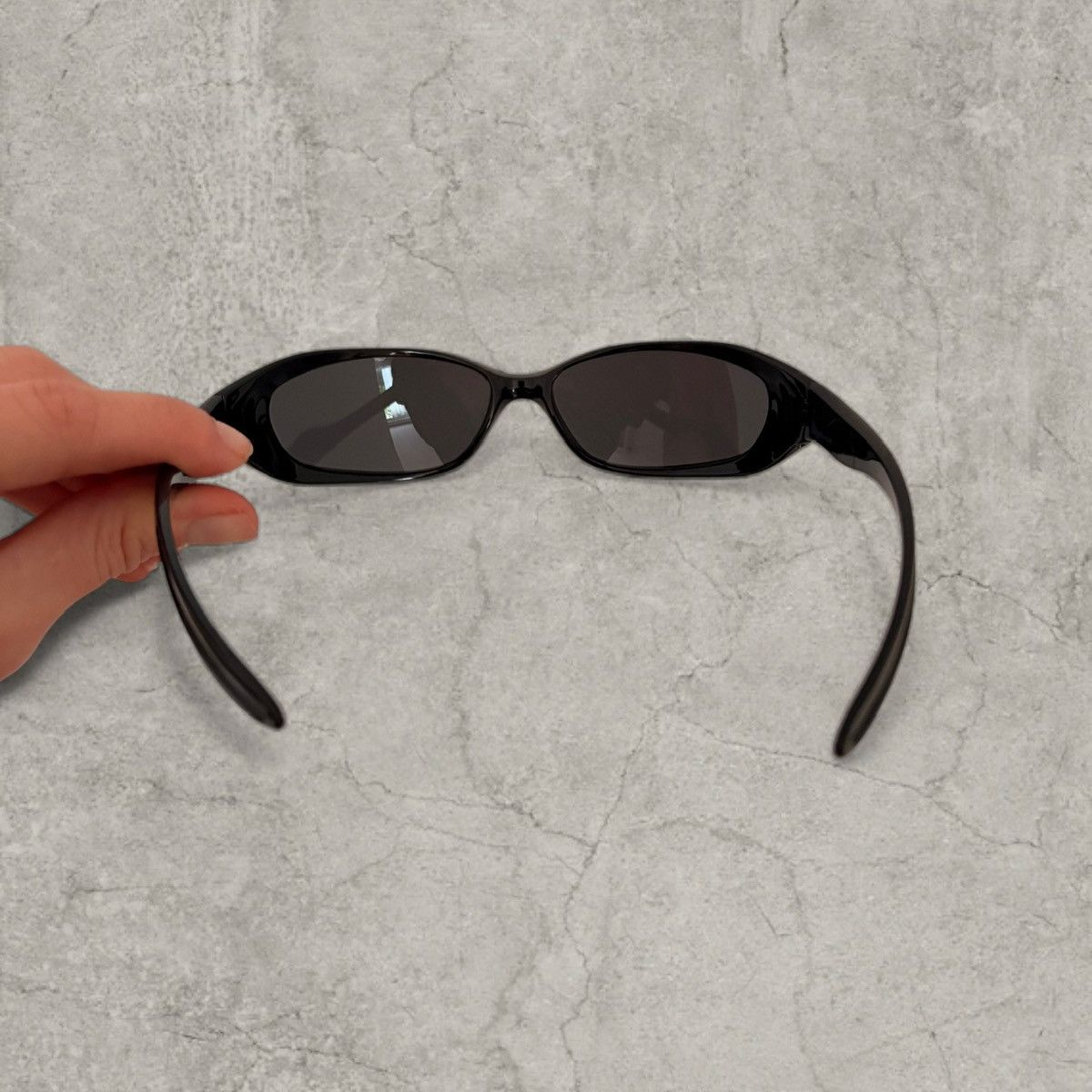 Japanese Brand Insane UV400 sunglasses in black with black lense. One size. Size ONE SIZE - 5 Thumbnail