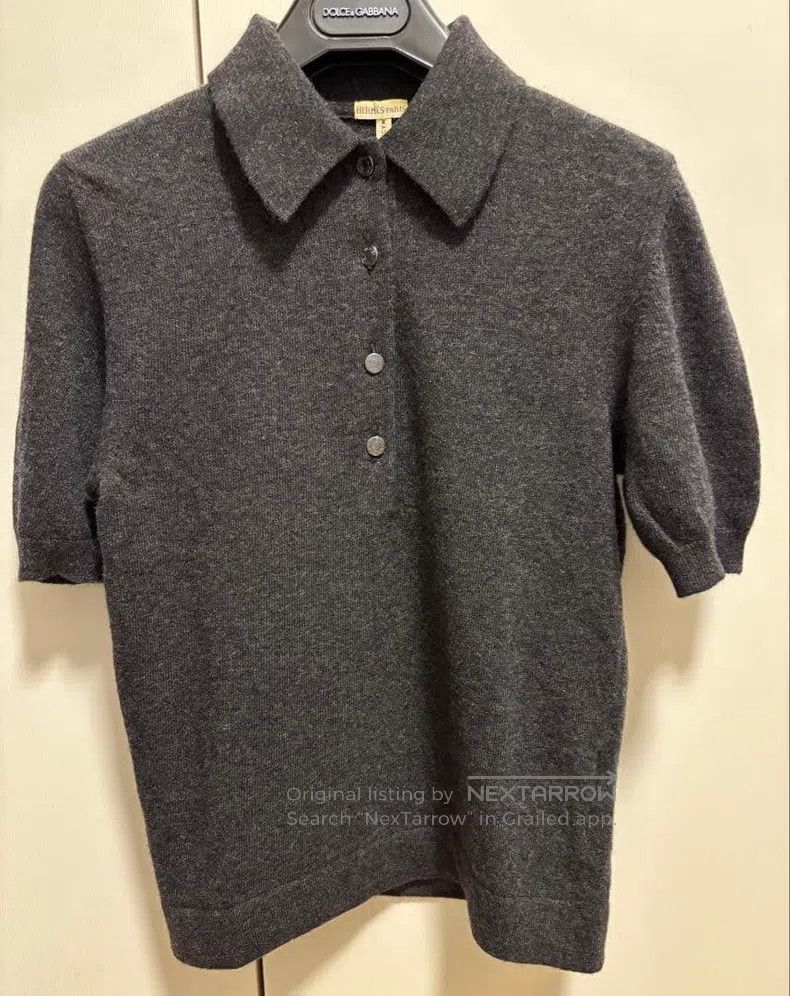 Hermes Hermes Cashmere Short Sleeve Polo Knit Shirt Size S / US 4 / IT 40 - 1 Thumbnail