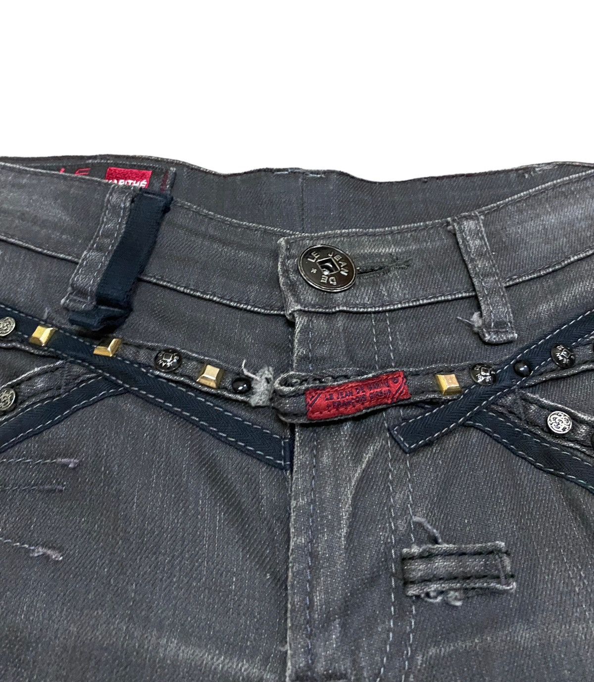 14th Addiction Rare Design Vintage Marithe Francois Girbaud Jeans 1990s Size US 30 / EU 46 - 4 Thumbnail