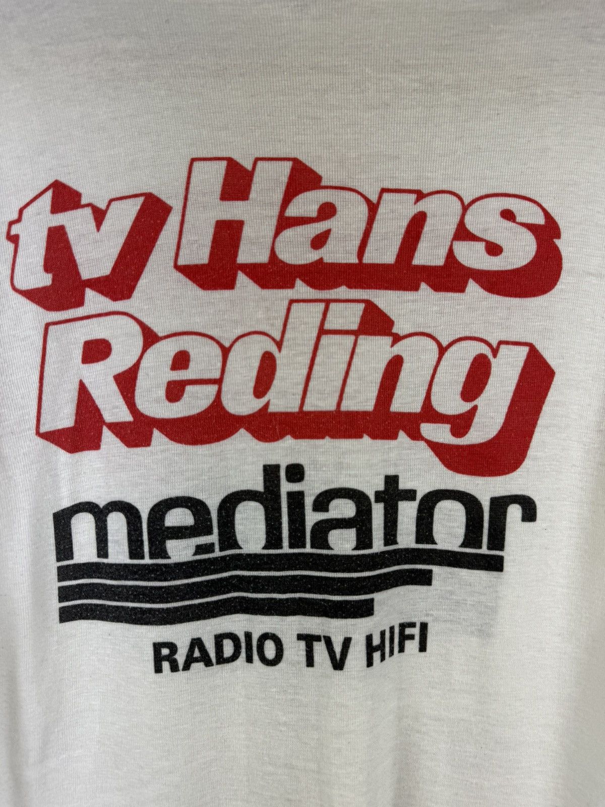 Other Vintage 80s TV Hans Reding Graphic Print Promo T Shirt Size US M / EU 48-50 / 2 - 20 Thumbnail